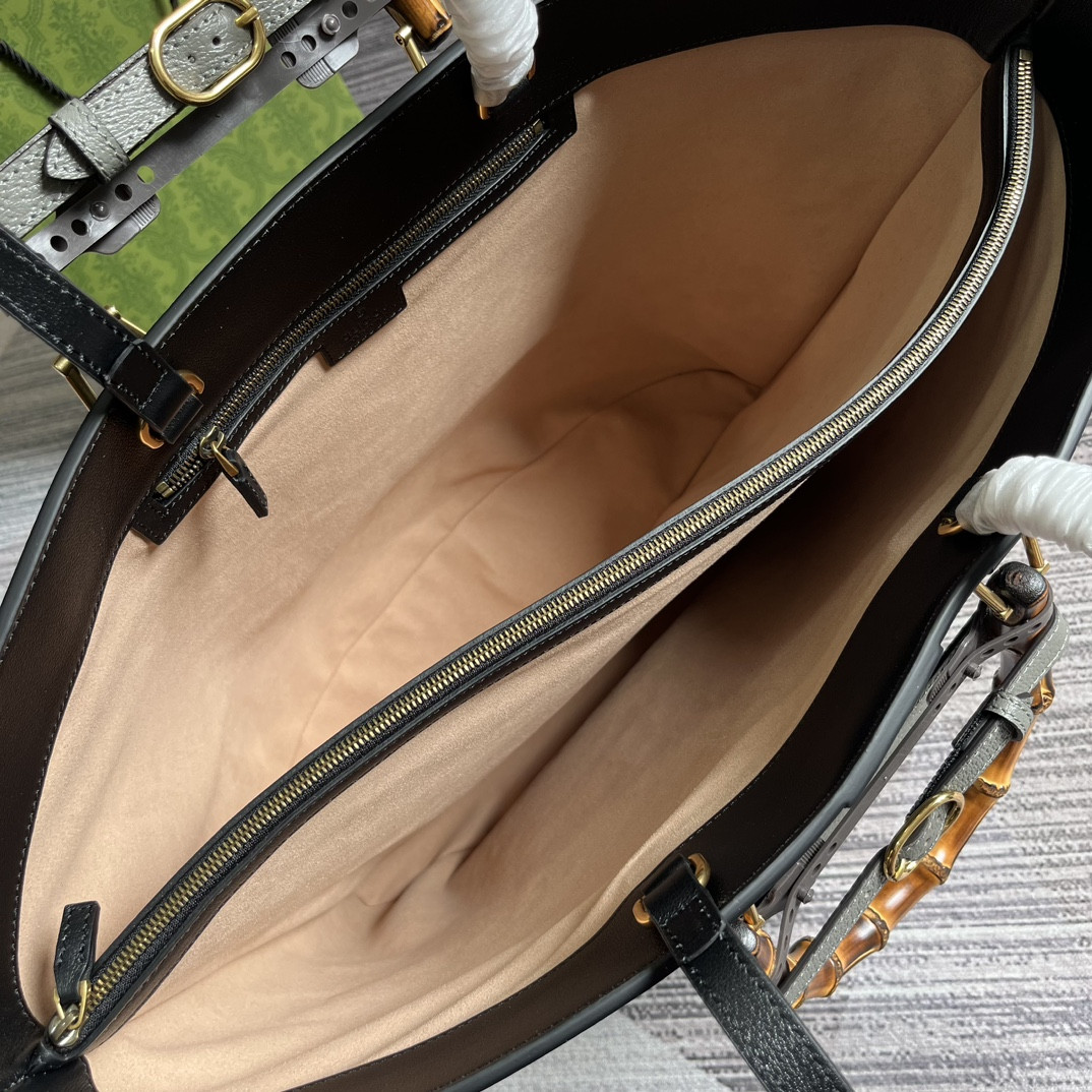 Gvc*1 DIANA LARGE TOTE BAG Black 40W x 34H x 21D CM