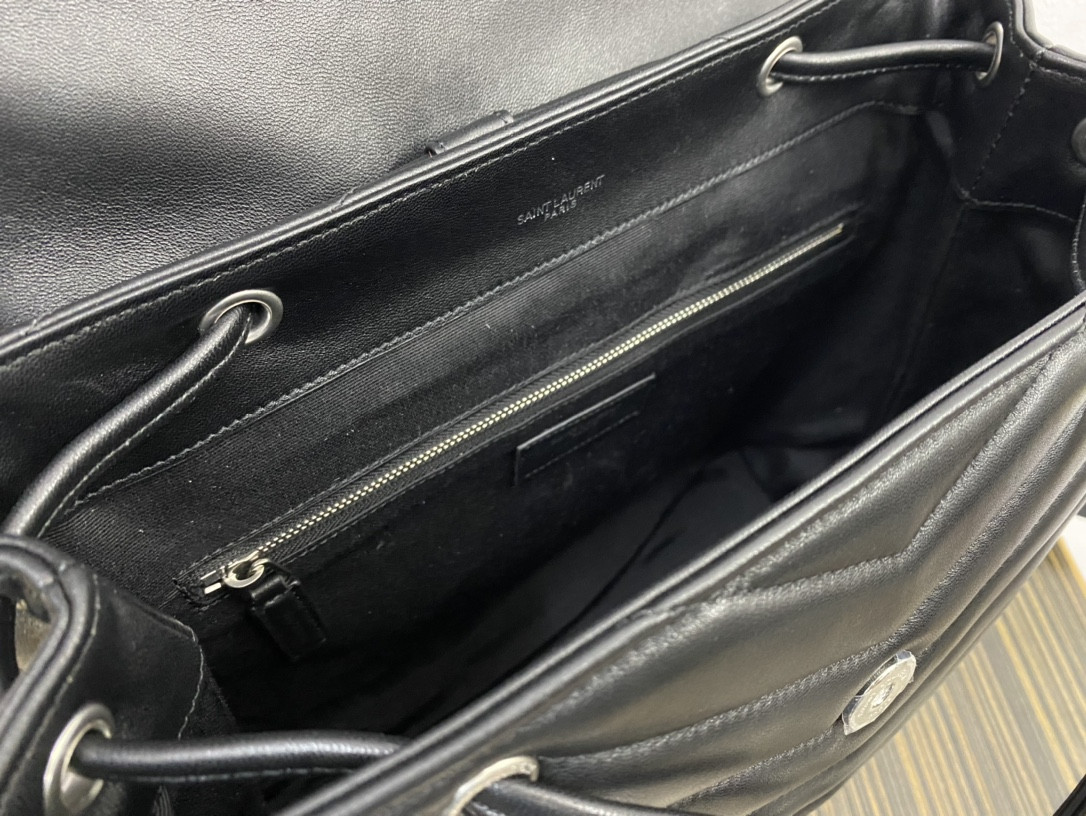 Y51 LOULOU BACKPACK BLACK 33x26x13cm