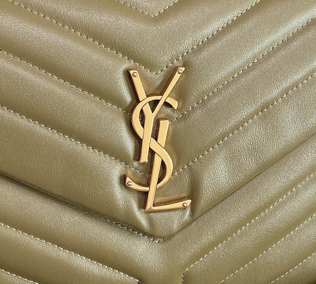 Y51 LOULOU MEDIUM IN QUILTED LEATHER 12.5 X 8.6 X 3.5 INCHES