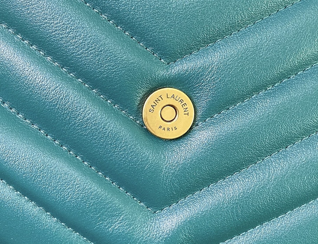 Y51 LOULOU MEDIUM BAG IN Y-QUILTED LEATHER BAG 12.5 X 8.6 X 4.7 INCHES