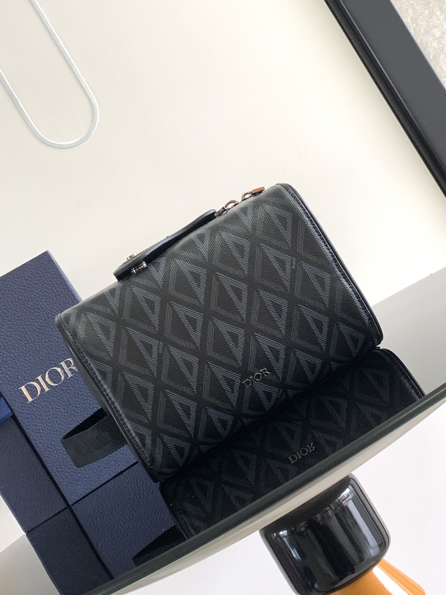 D10r Lingot Toiletry Bag Mirage Technical Fabric 8.5 x 5 x 4 inches