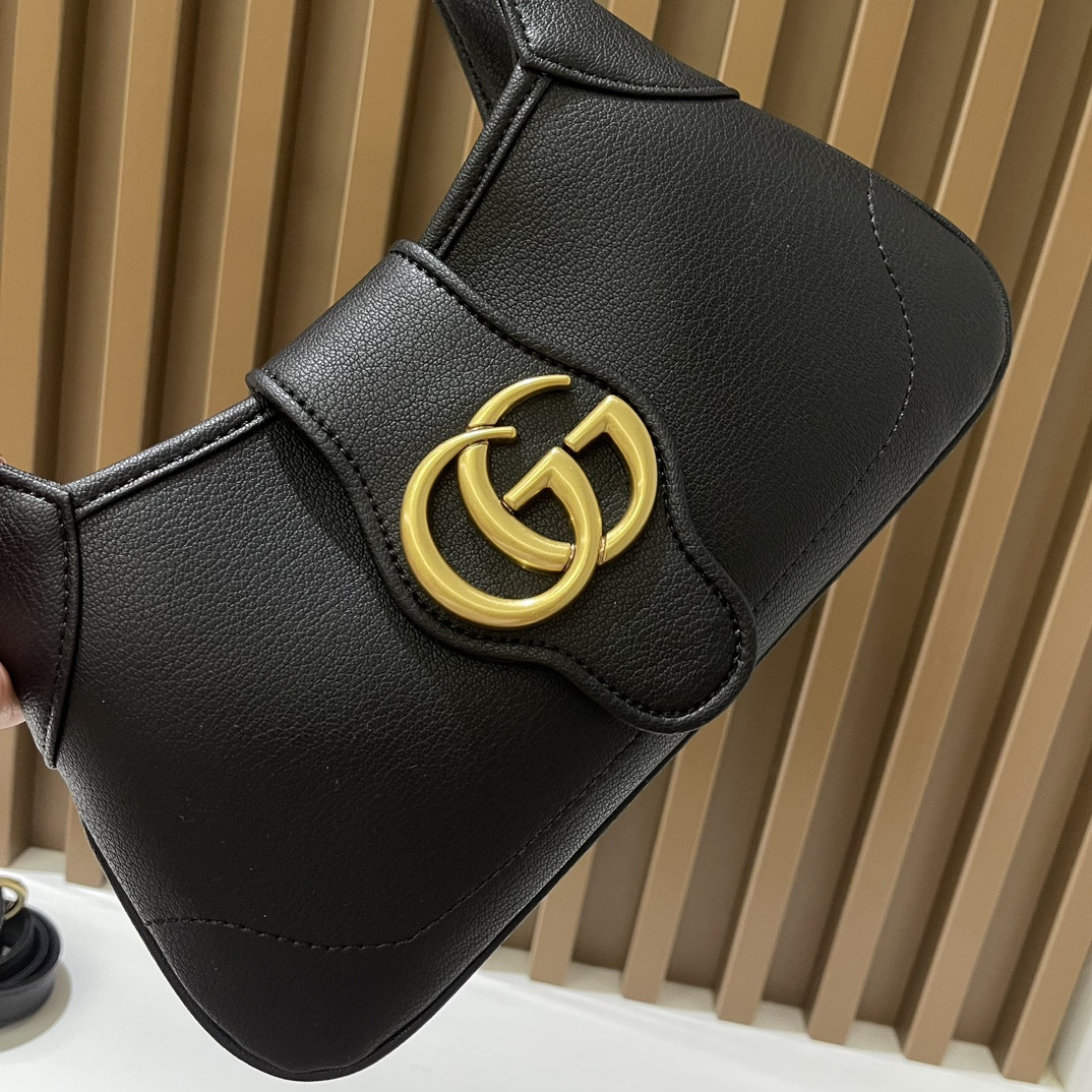 Gvc*1 APHRODITE SHOULDER BAG BLACK 27 X 13.5 X 2 cm