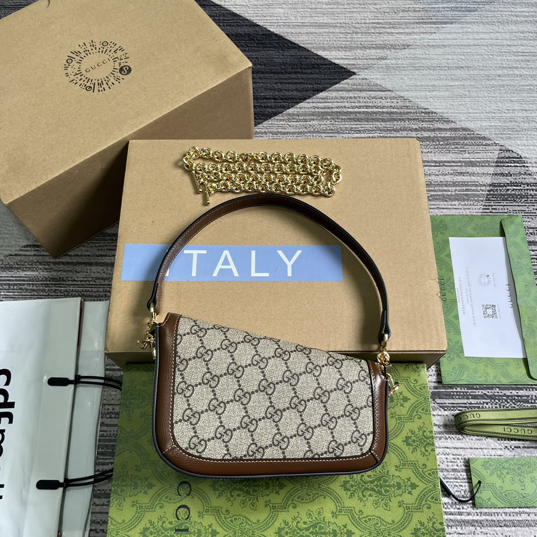 Gvc*1 HORSEBIT 1955 MINI SHOULDER BAG 7.7"W x 5-3.1"H x 2.4-1.2"D