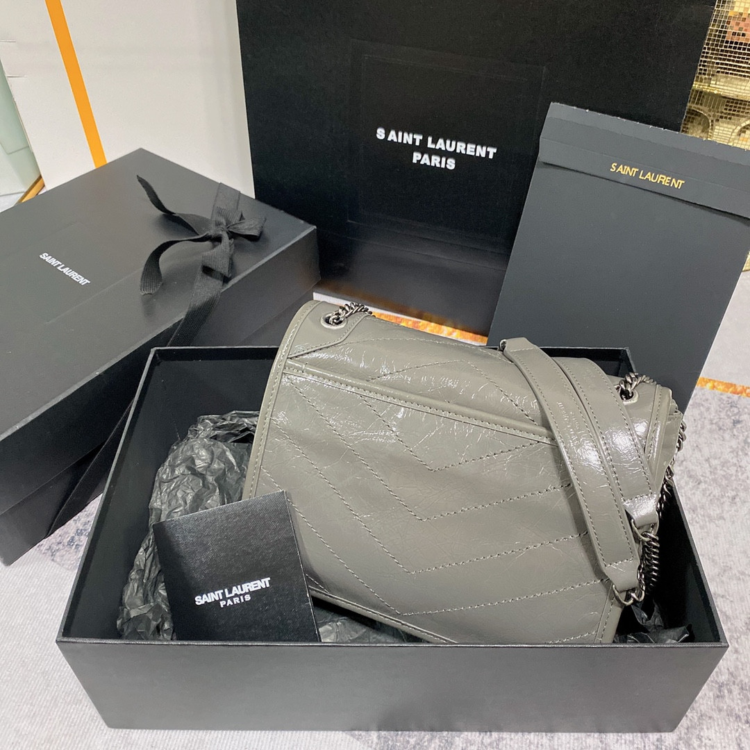 Y51 NIKI BABY IN VINTAGE LEATHER STORM 8.2 X 6 X 2.9 INCHES