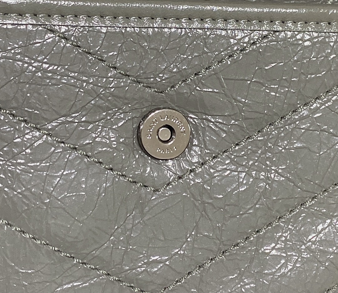 Y51 NIKI BABY IN VINTAGE LEATHER STORM 8.2 X 6 X 2.9 INCHES