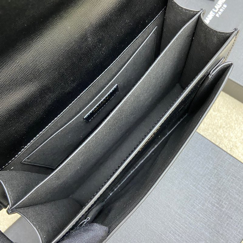 Y51 SUNSET MEDIUM IN COATED-BARK LEATHER 8 X 6.2 X 2.5 INCHES