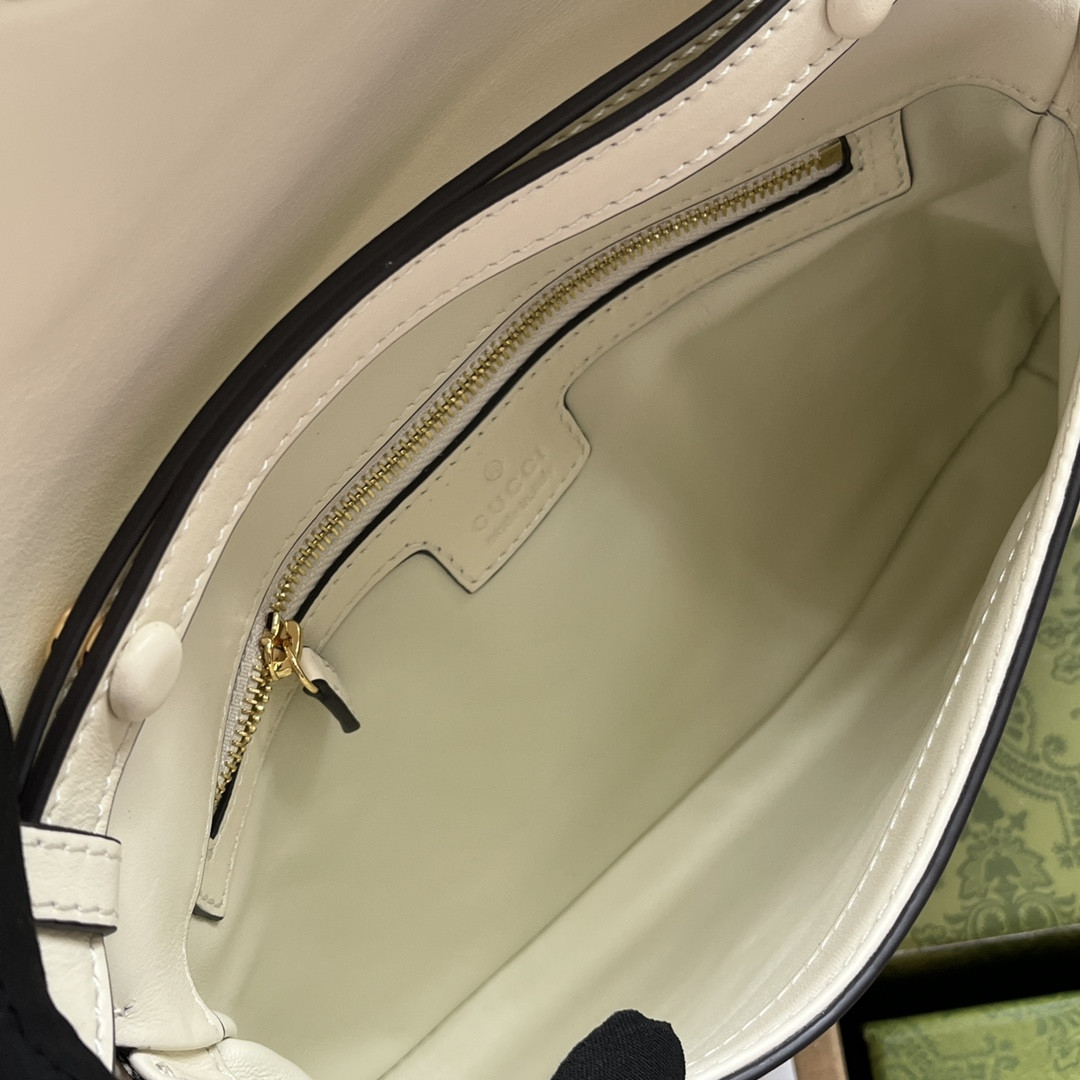 Gvc*1 BLONDIE SHOULDER BAG WHITE 11"W x 6.3"H x 1.6"D