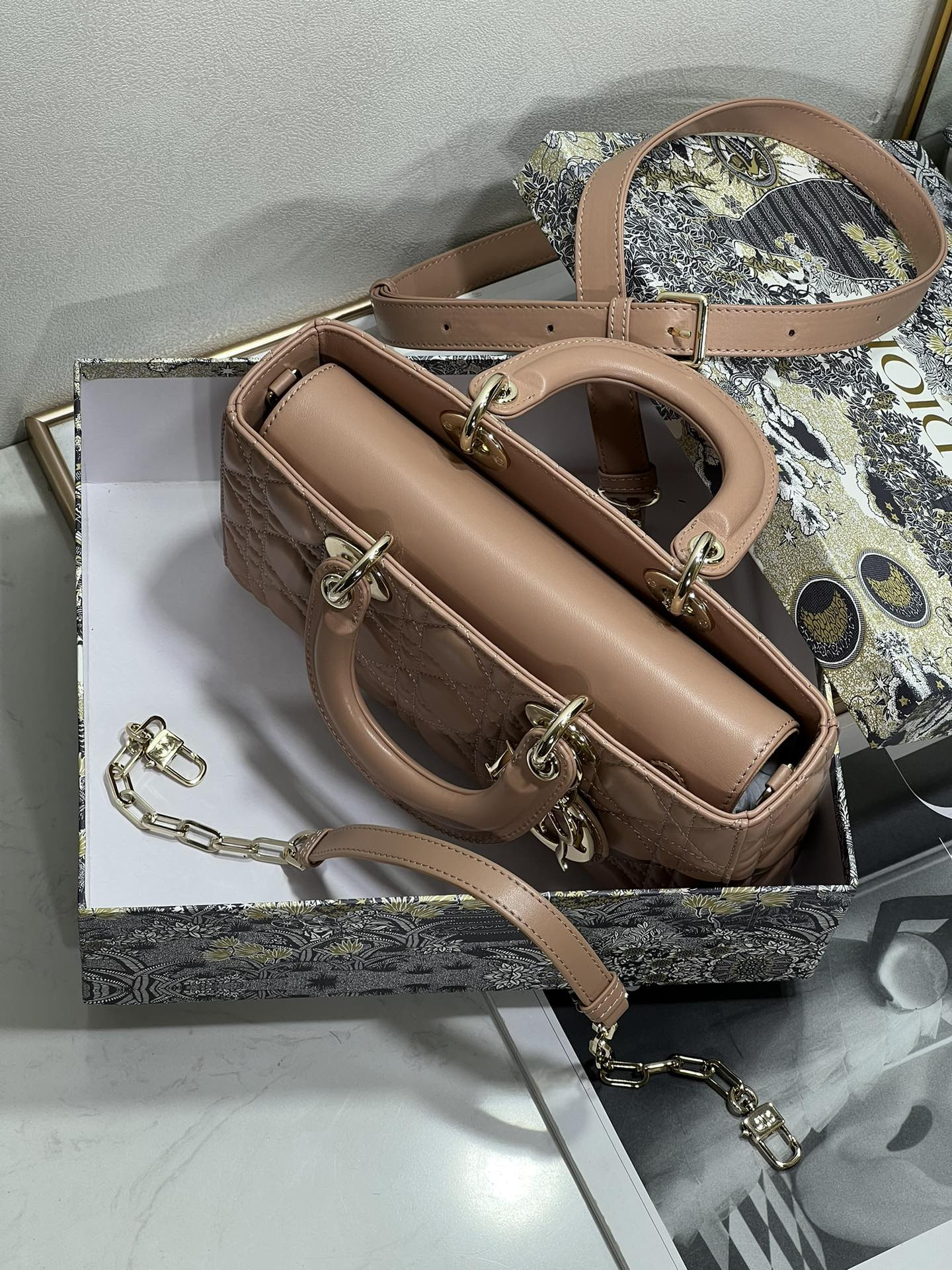 D10r Lady D-Joy bag medium Dark pink 26 x 13.5 x 5 cm