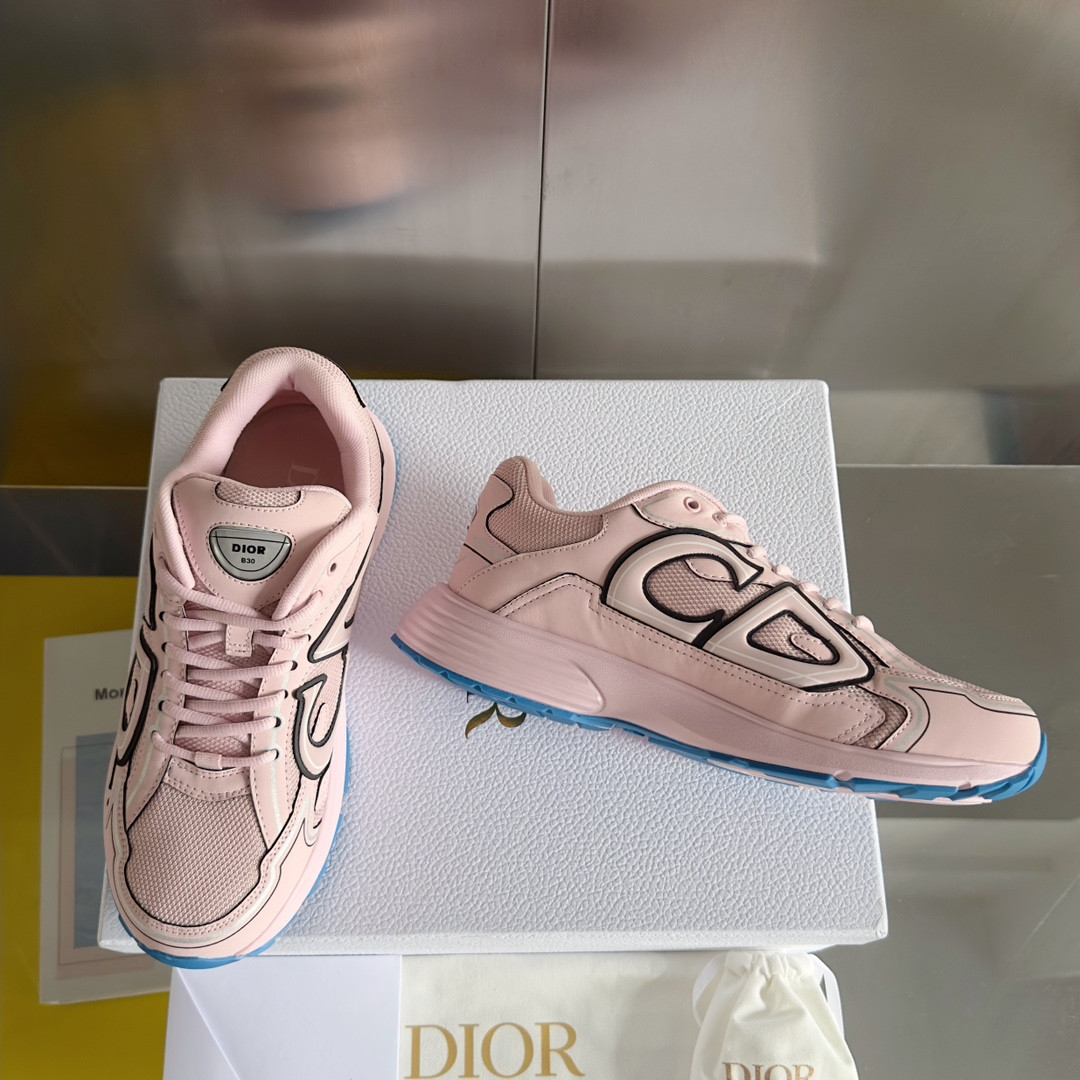 UA D10r B30 Sneaker Pale Pink Mesh and Technical Fabric
