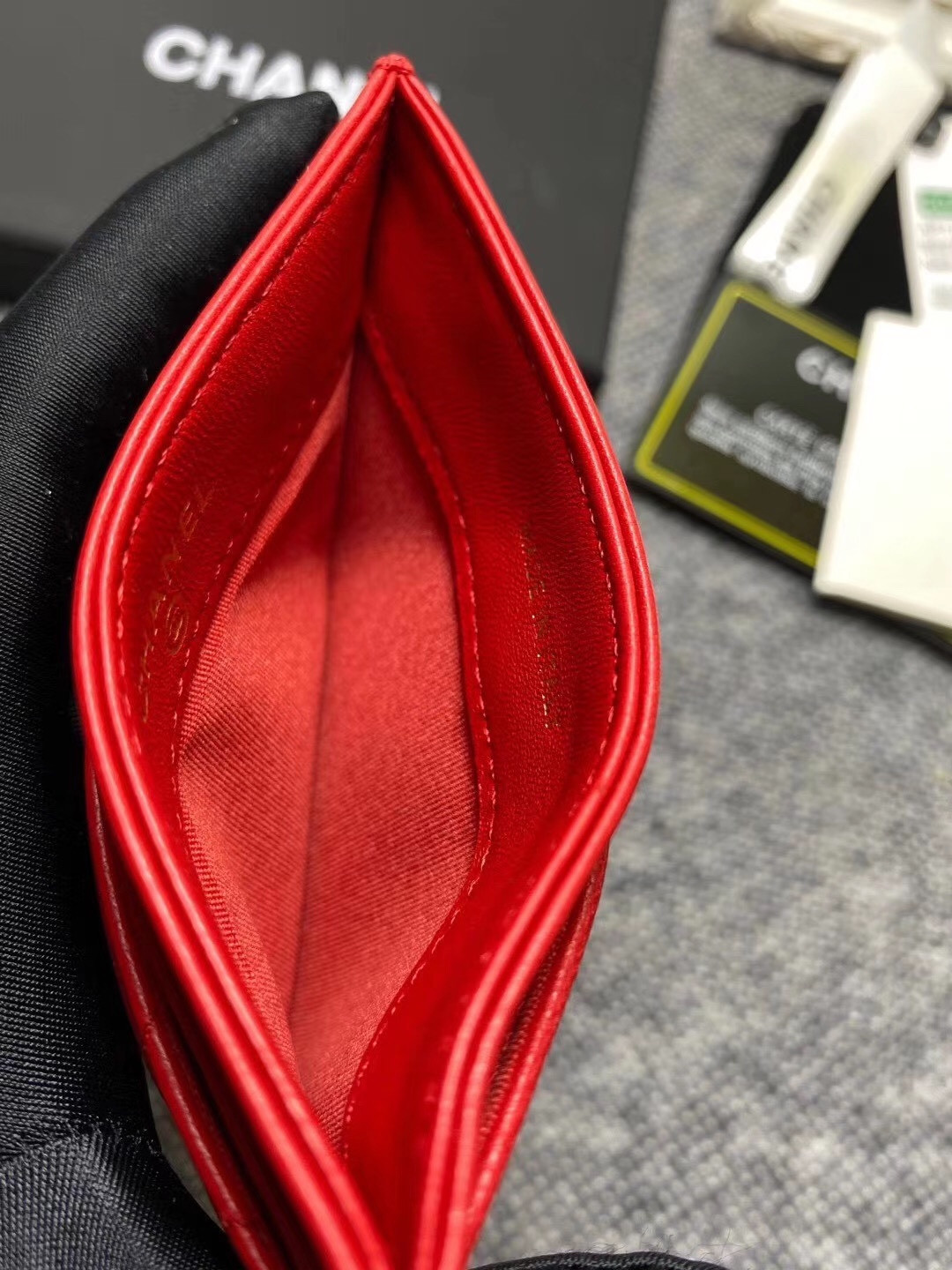 Ch**el CARD HOLDER 11.2×7.5×0.5cm