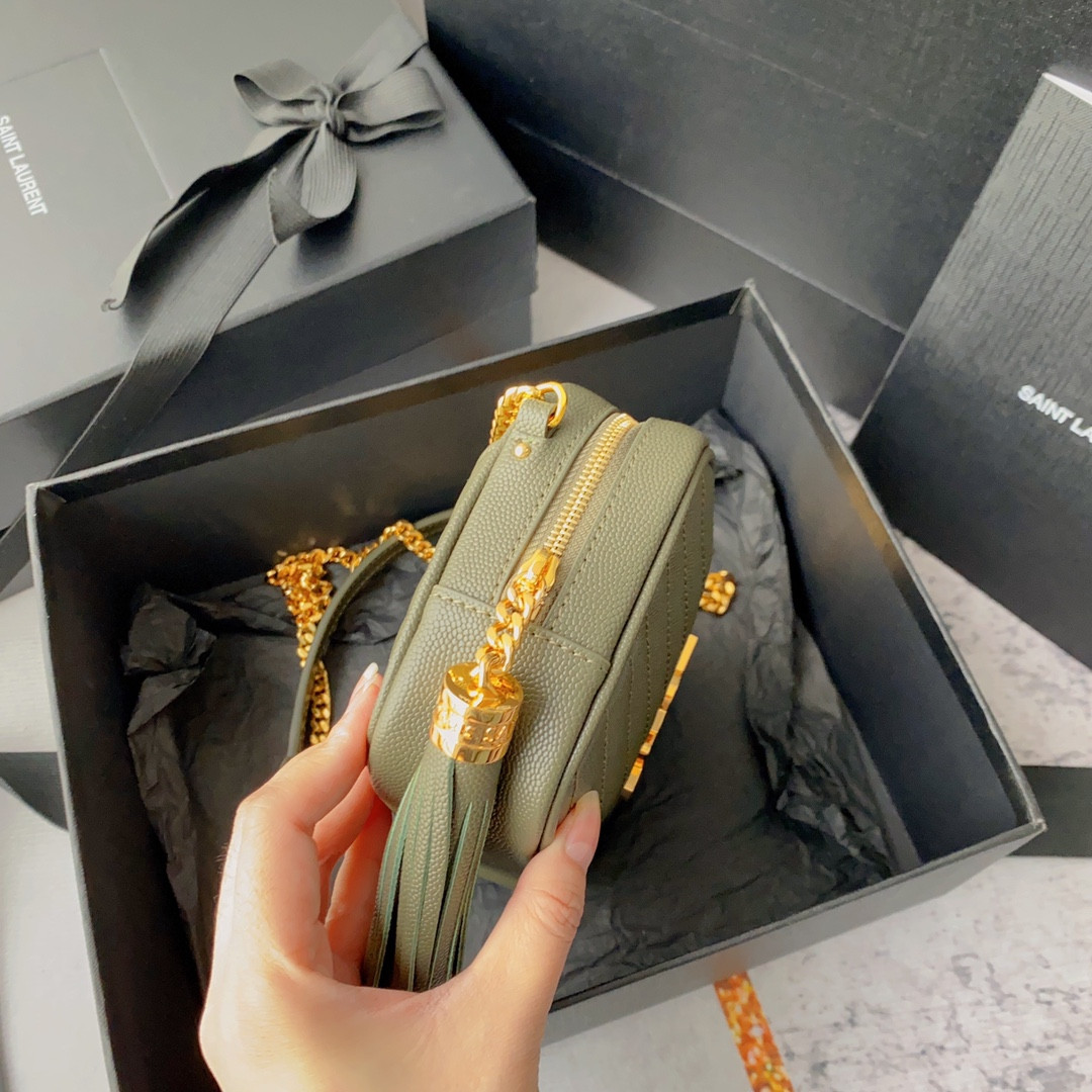 Y51 MINI LOU IN QUILTED LEATHER 7.5 X 4.1 X 2 INCHES