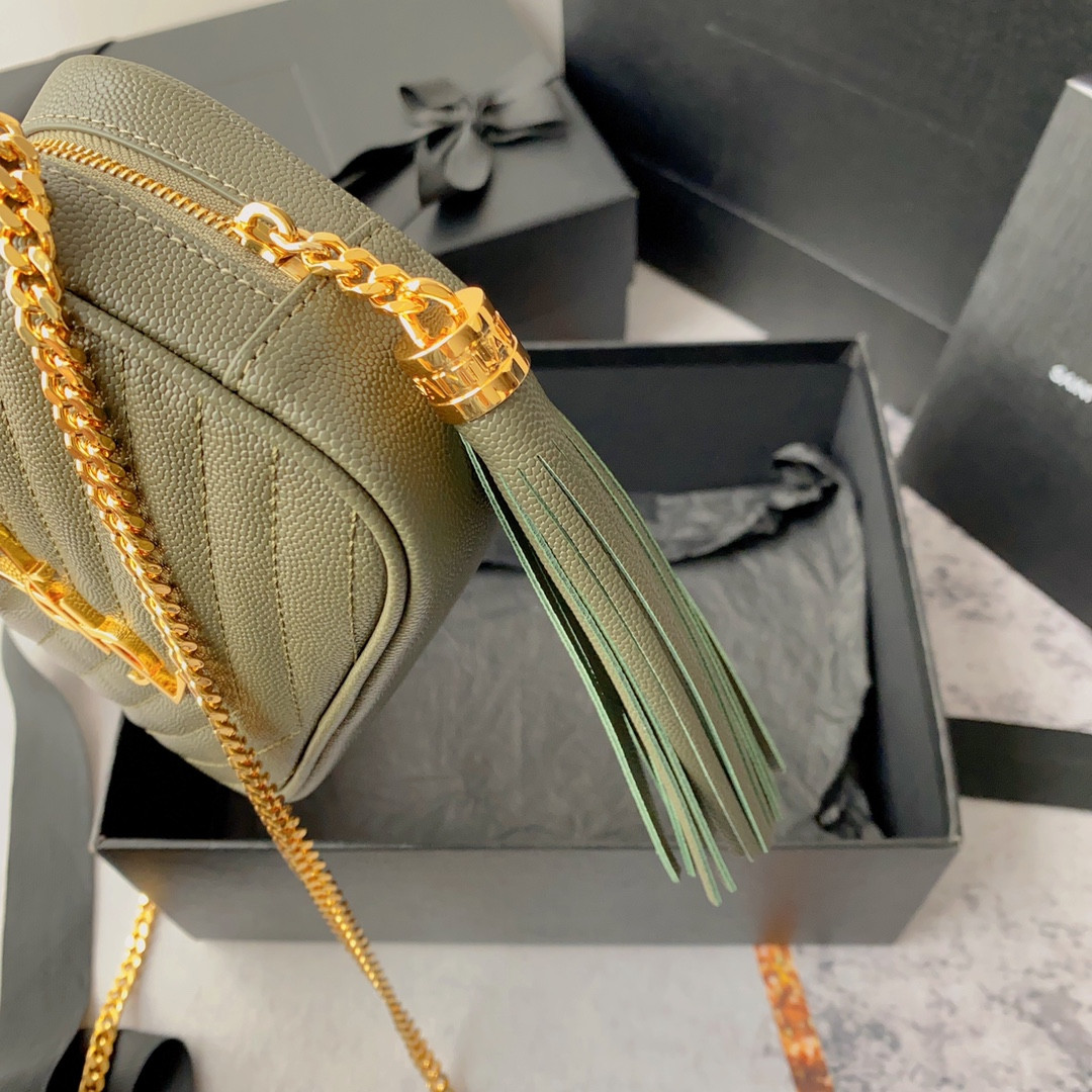 Y51 MINI LOU IN QUILTED LEATHER 7.5 X 4.1 X 2 INCHES