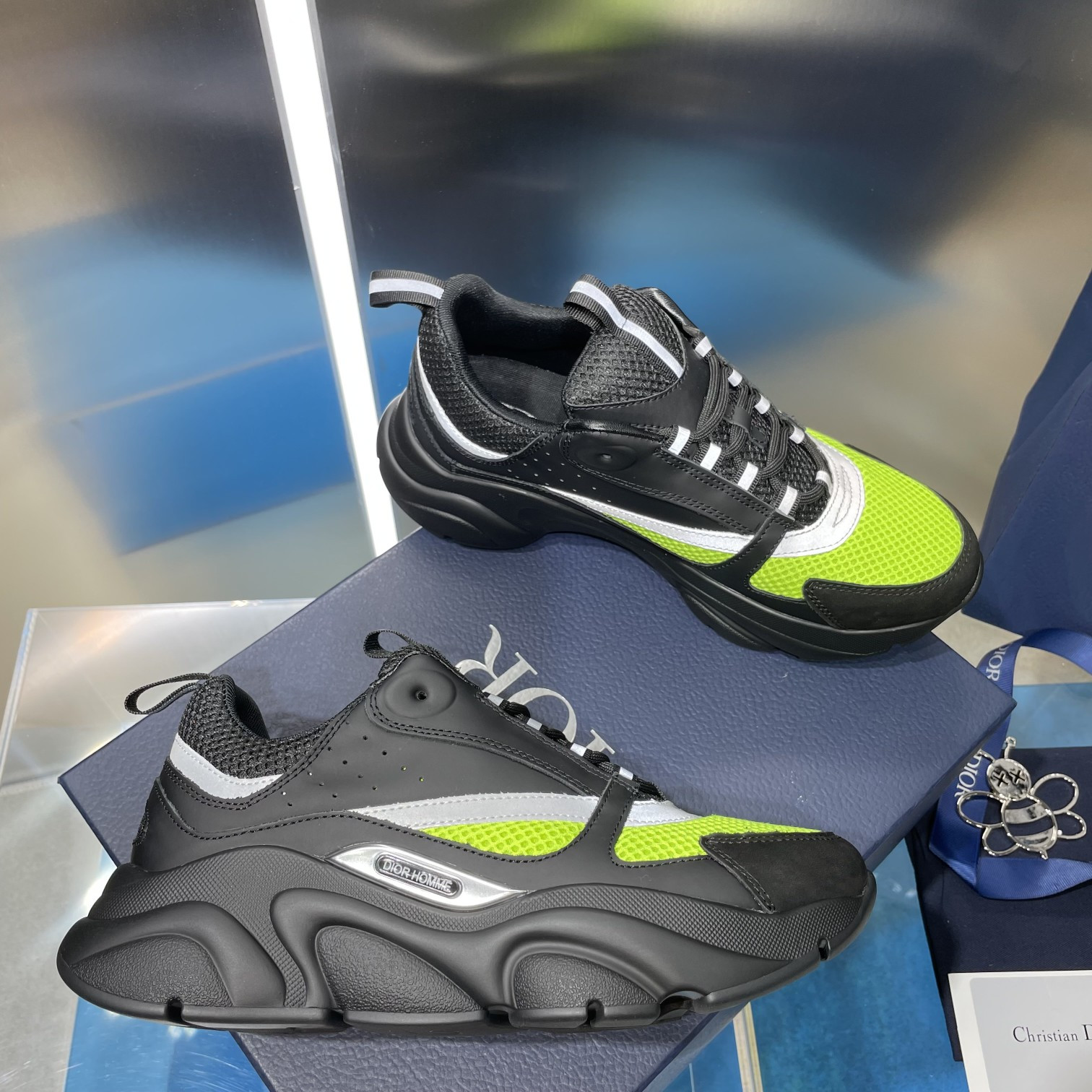 UA D10r B22 black and green Sneaker