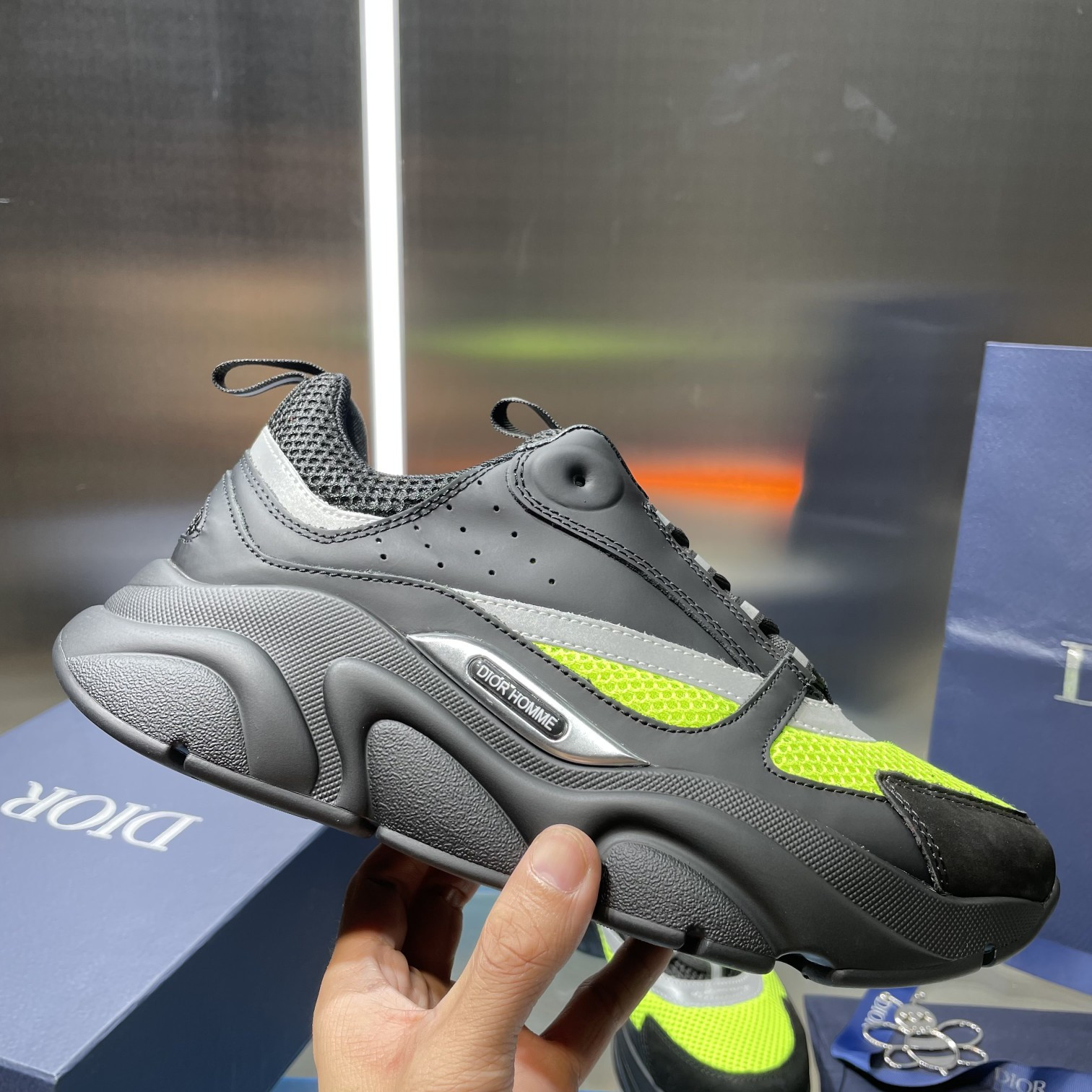 UA D10r B22 black and green Sneaker