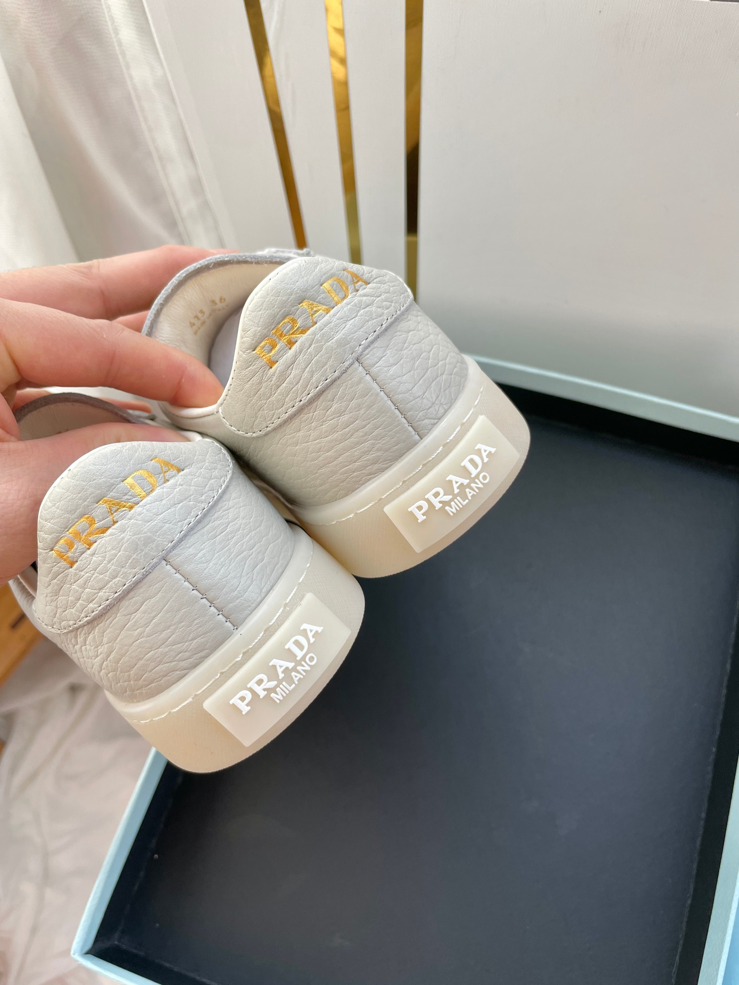 UA Pra*a Downtown nappa leather sneakers