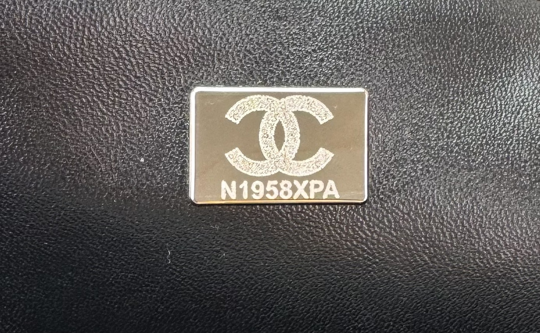 Ch**el MINI CLASSIC 11.12 HANDBAG Tweed & Silver-Tone Metal 4.7 × 7.8 × 2.3 in