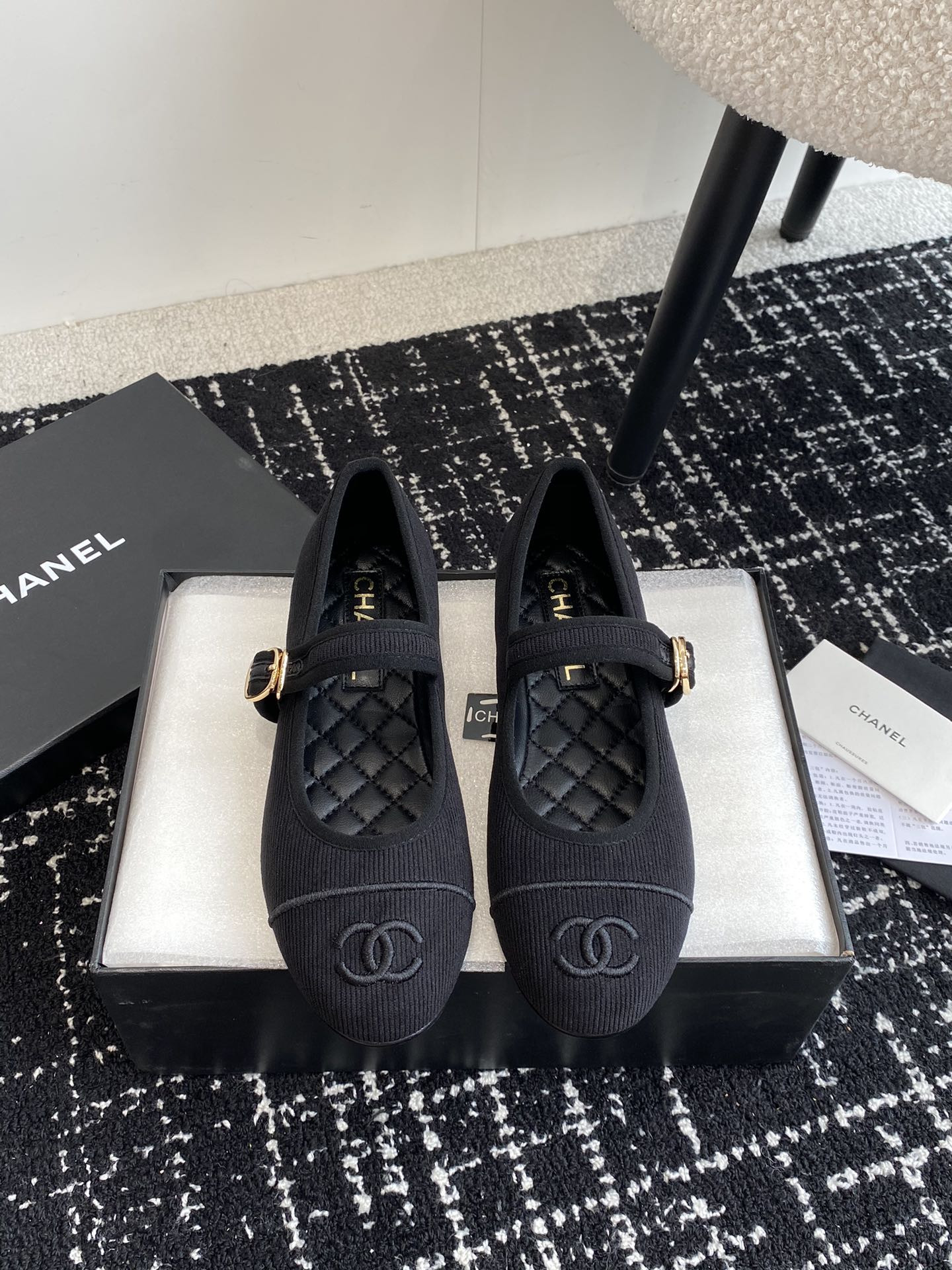 UA Ch**el MARY JANES  Cotton & Silk