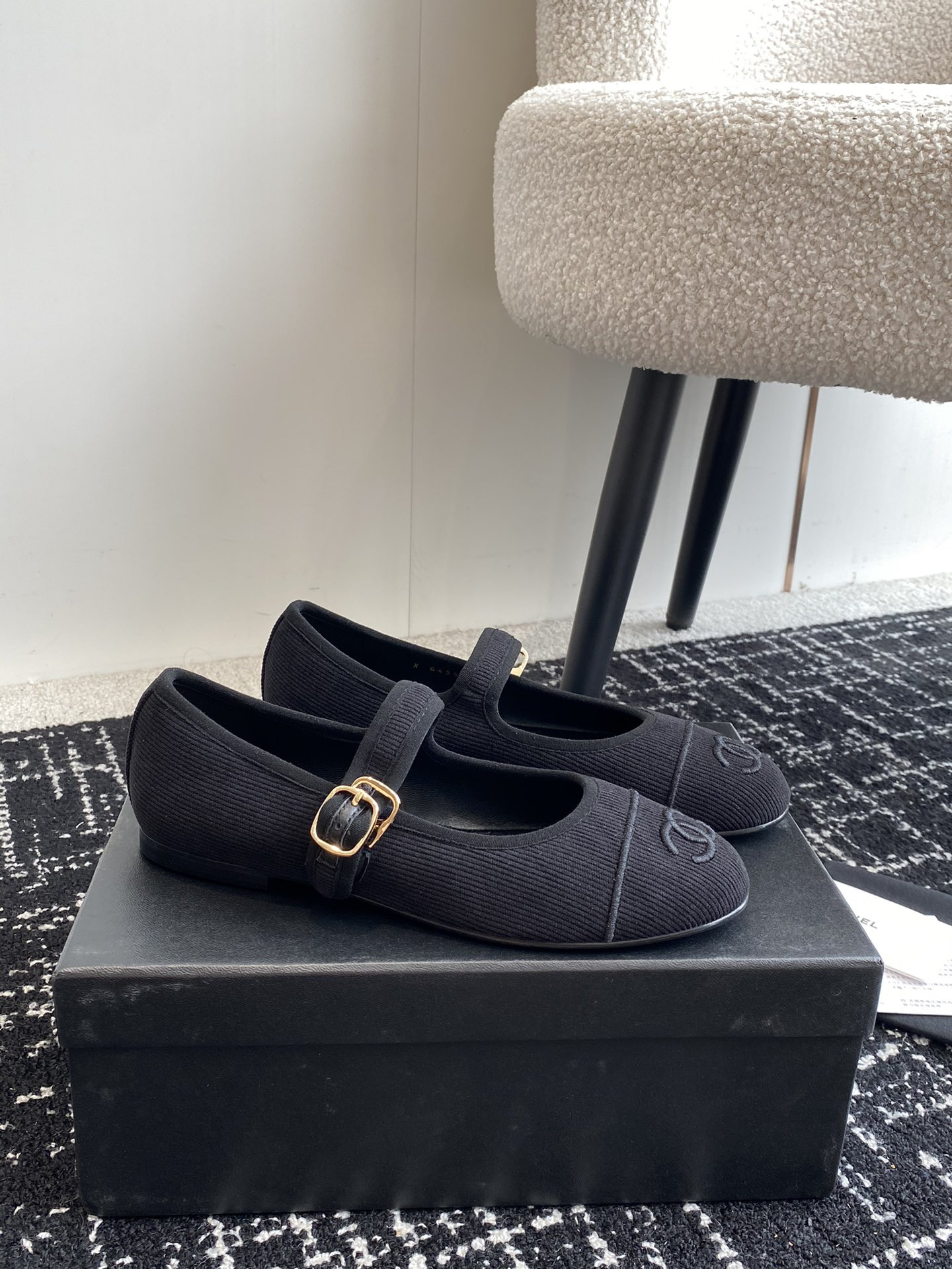 UA Ch**el MARY JANES  Cotton & Silk