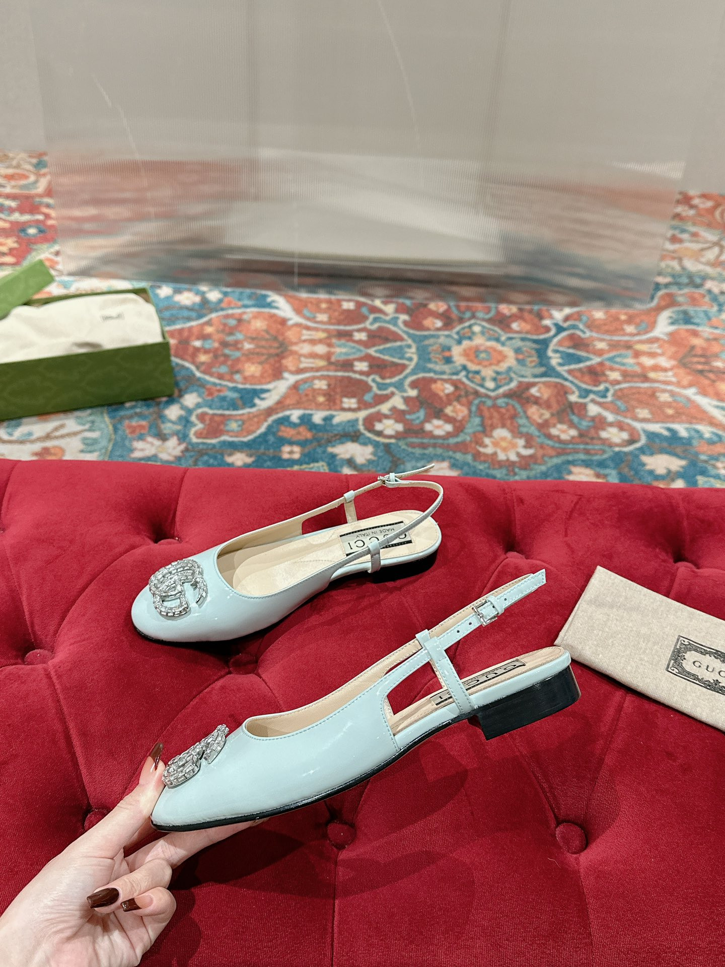 UA Gvc*1 BALLERINA WITH DOUBLE G