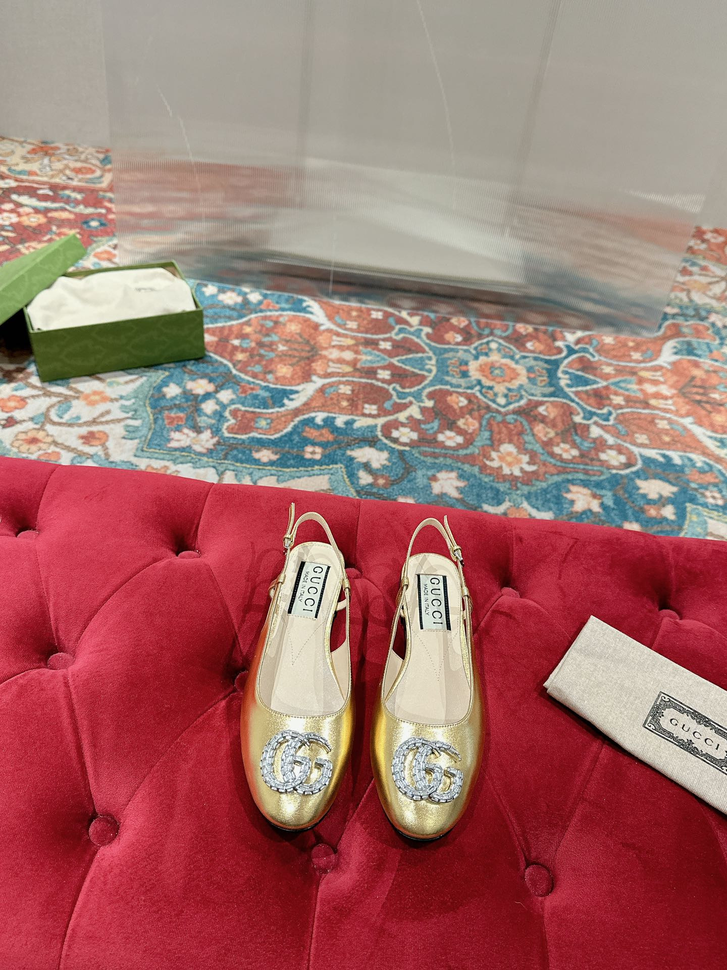 UA Gvc*1 BALLERINA WITH DOUBLE G