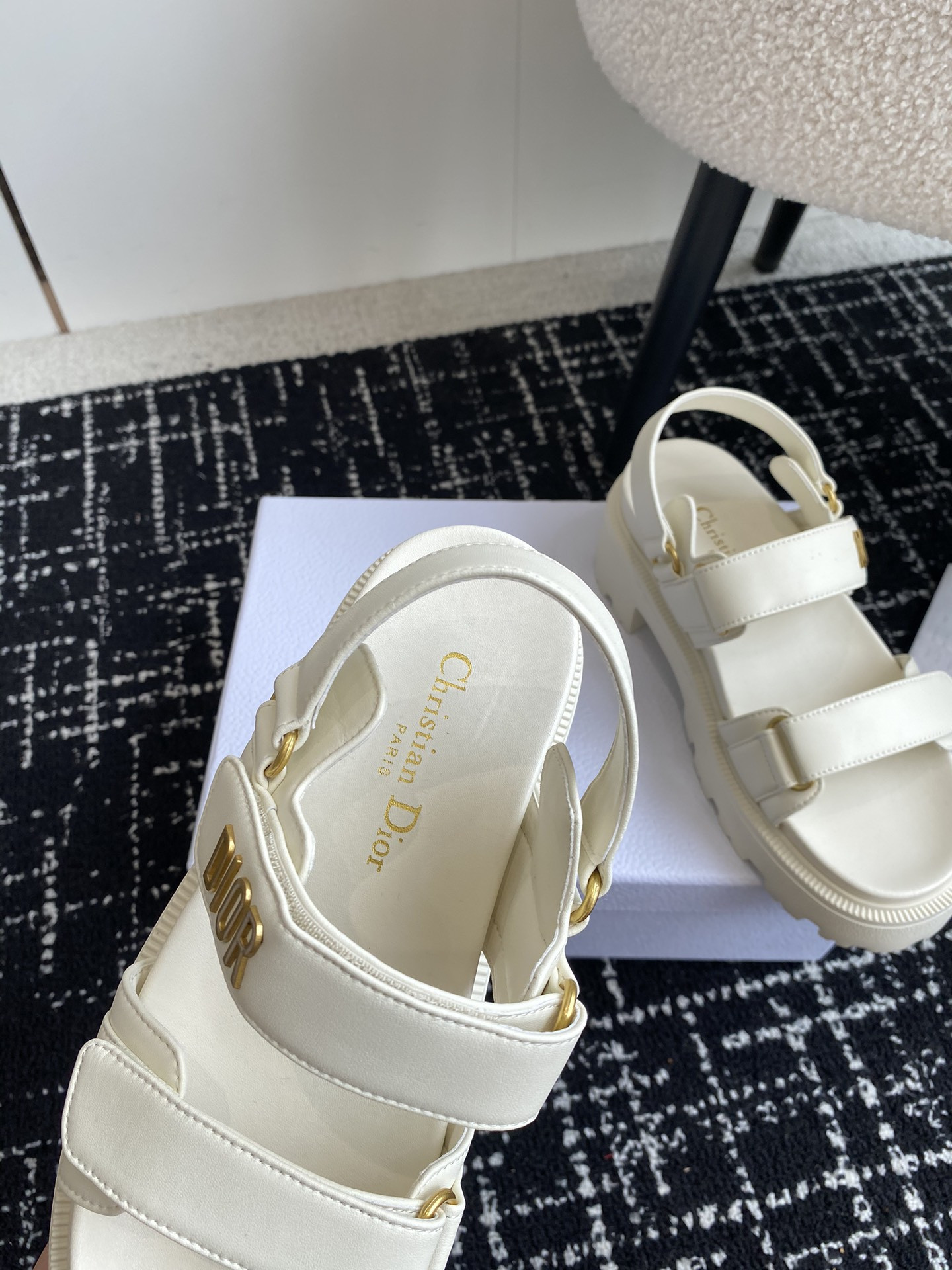 UA D10ract Platform Sandal White