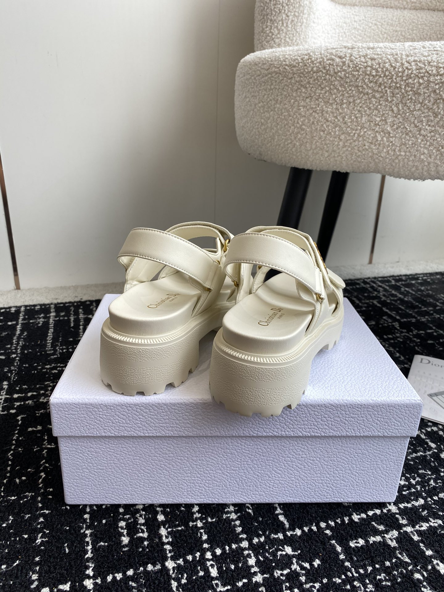 UA D10ract Platform Sandal White