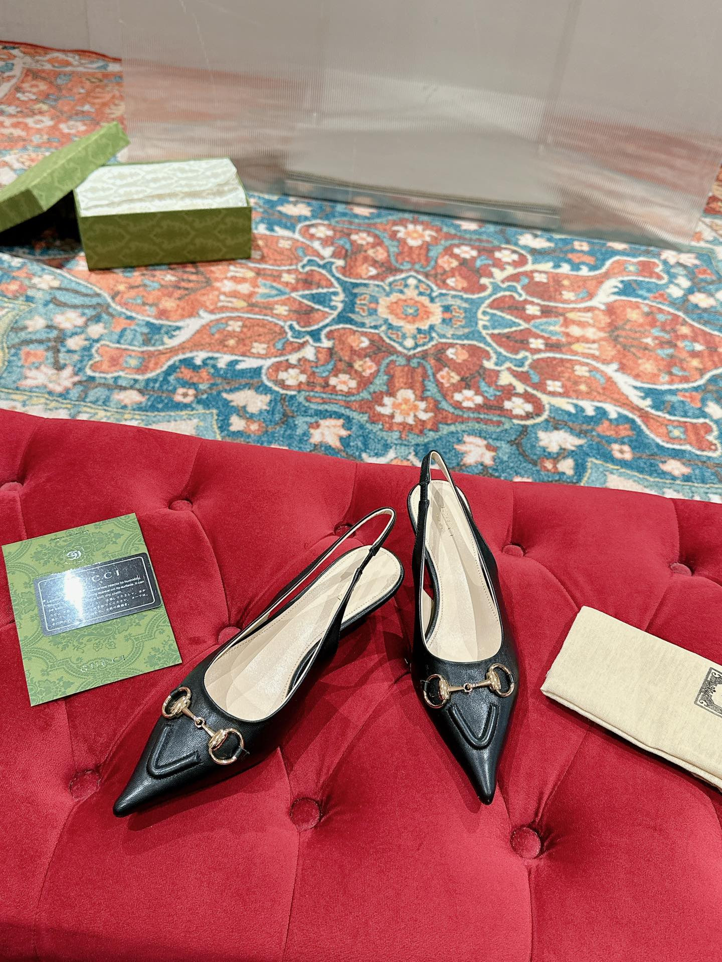 UA Gvc*1 HORSEBIT SLINGBACK PUMP LOW HEEL