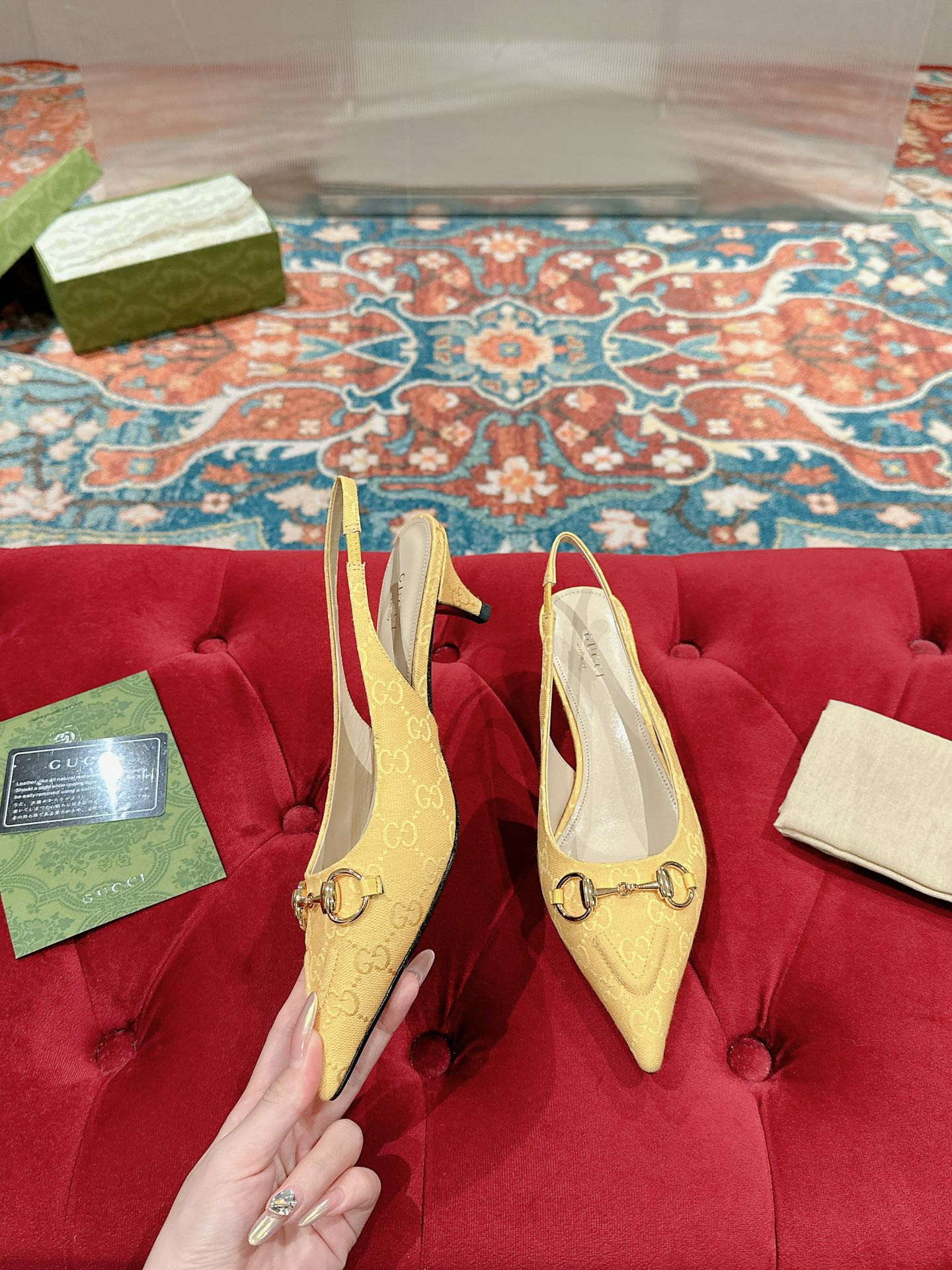 UA Gvc*1 HORSEBIT SLINGBACK PUMP LOW HEEL