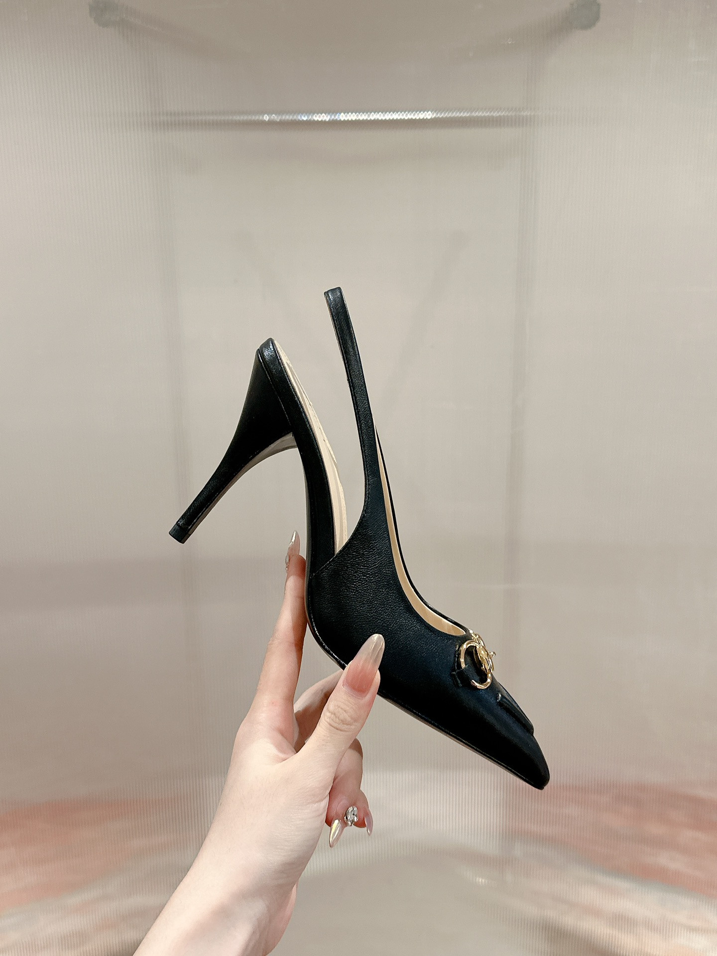 UA Gvc*1 HORSEBIT SLINGBACK PUMP HIGH HEEL