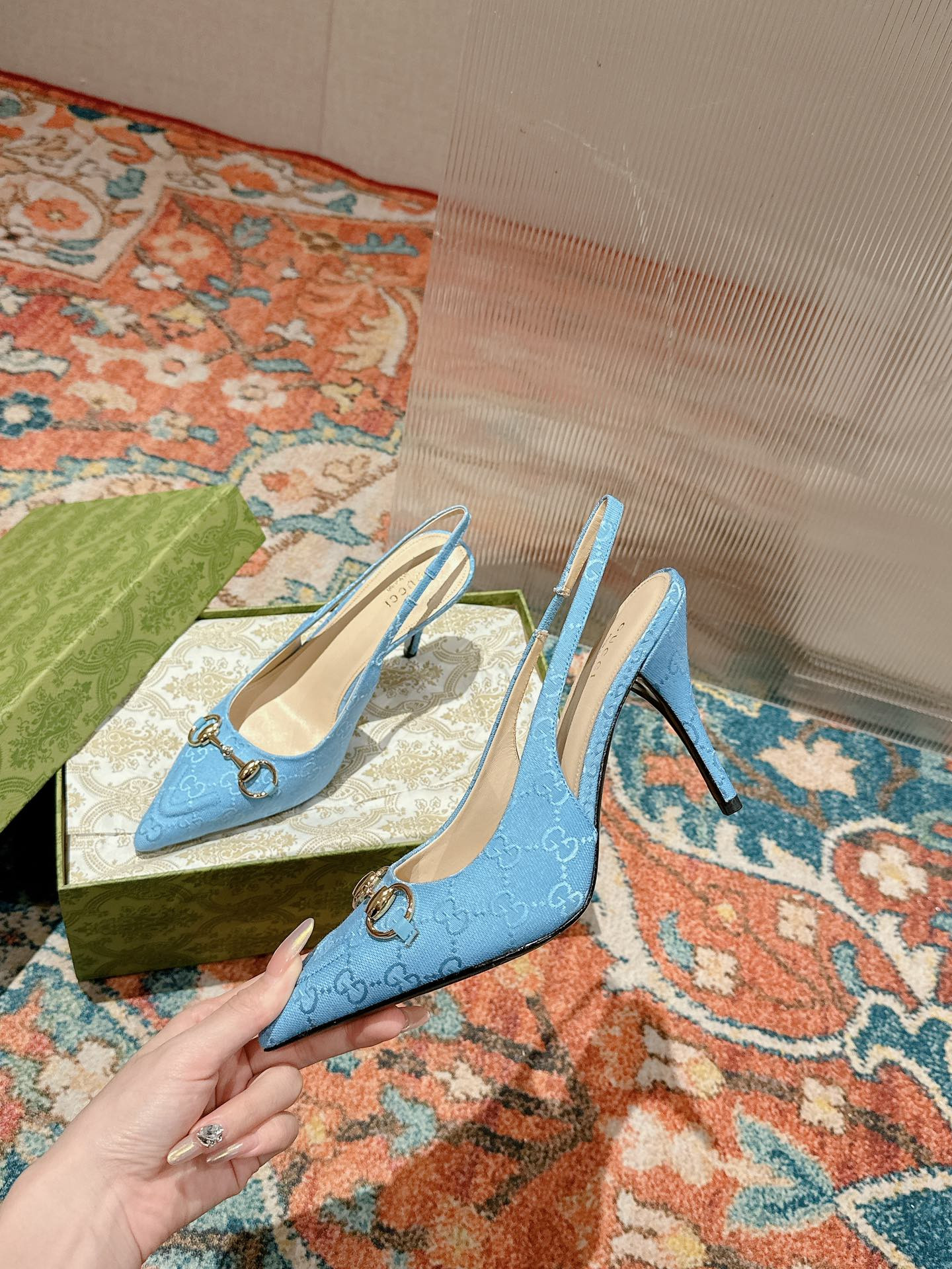 UA Gvc*1 HORSEBIT SLINGBACK PUMP HIGH HEEL