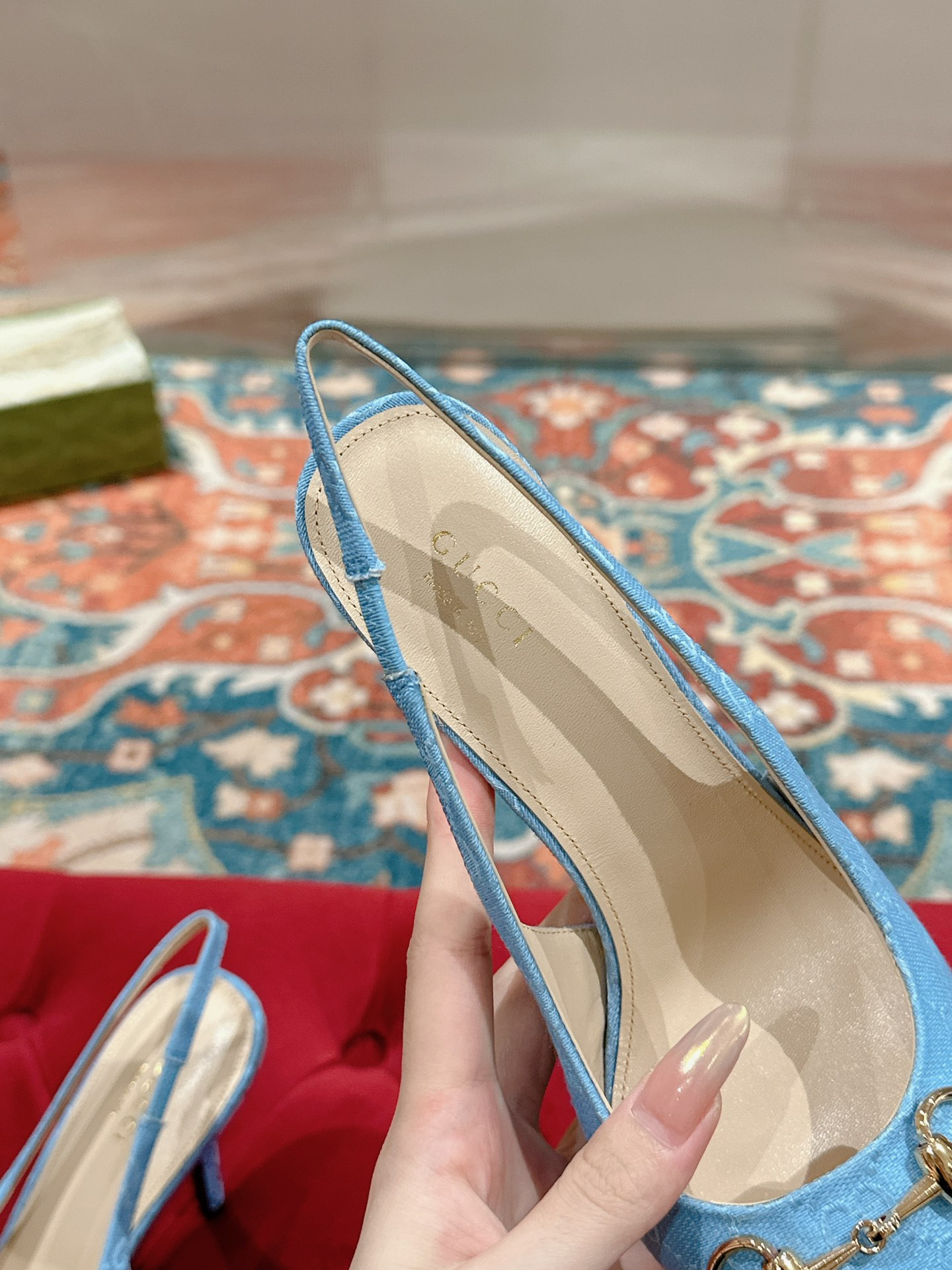 UA Gvc*1 HORSEBIT SLINGBACK PUMP HIGH HEEL