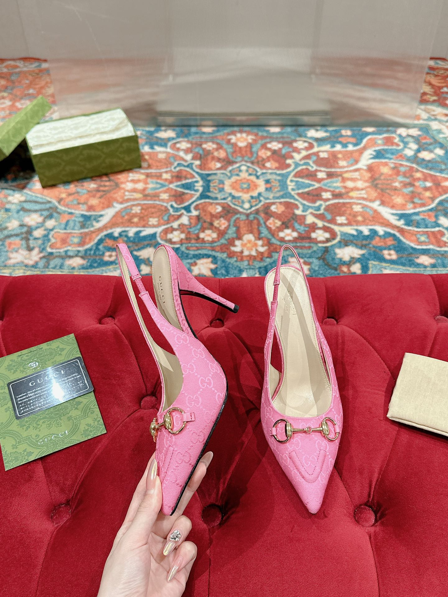 UA Gvc*1 HORSEBIT SLINGBACK PUMP HIGH HEEL