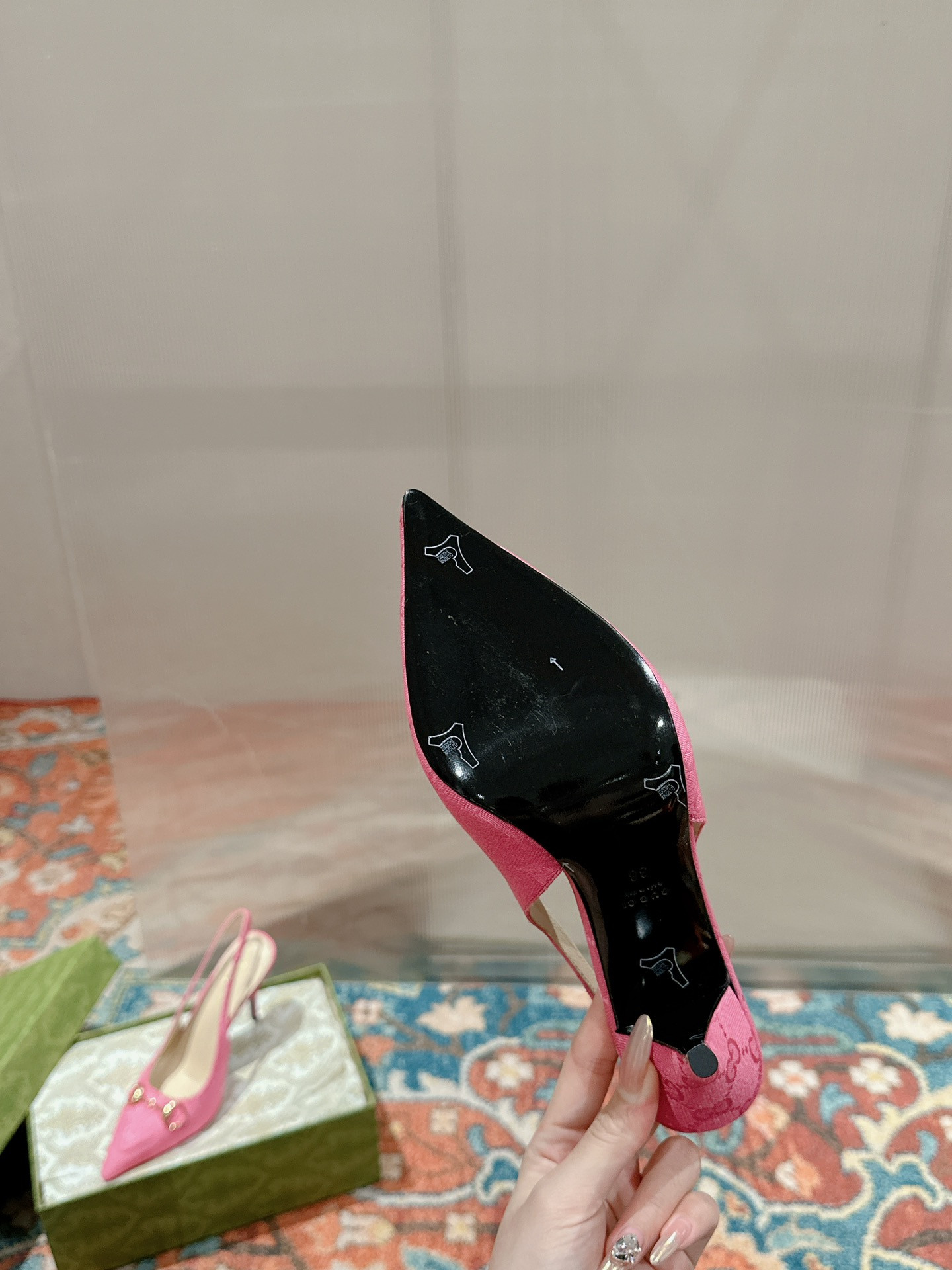 UA Gvc*1 HORSEBIT SLINGBACK PUMP HIGH HEEL