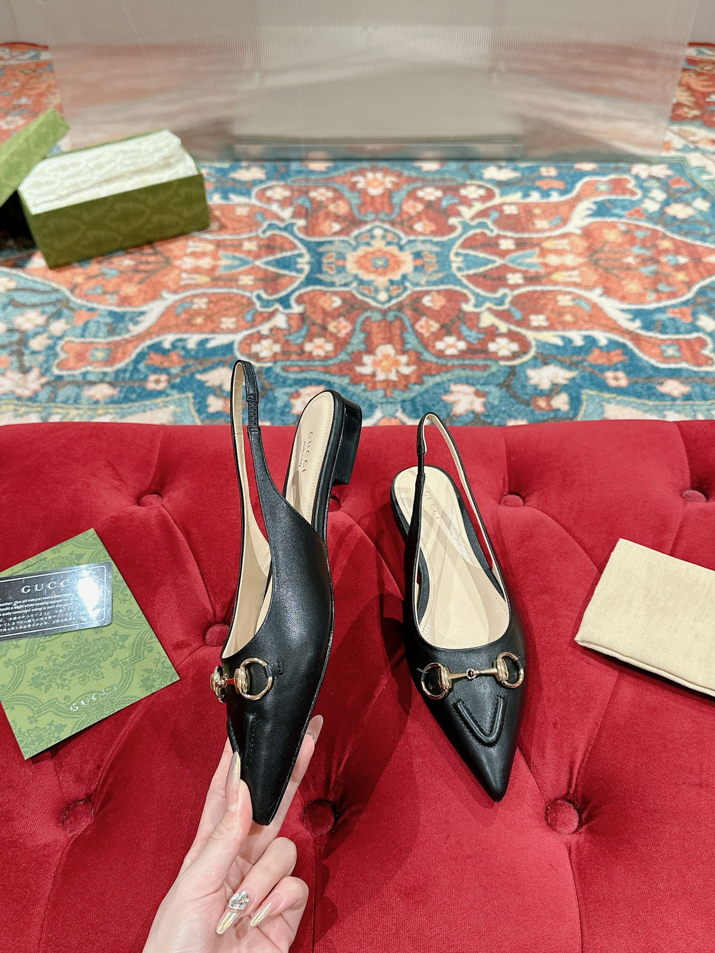 UA Gvc*1 HORSEBIT SLINGBACK FLAT