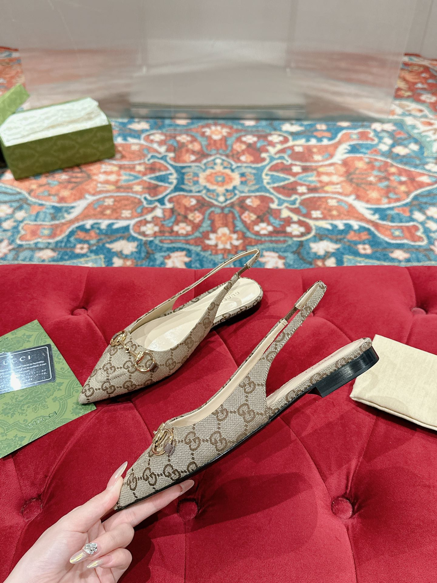 UA Gvc*1 HORSEBIT SLINGBACK FLAT