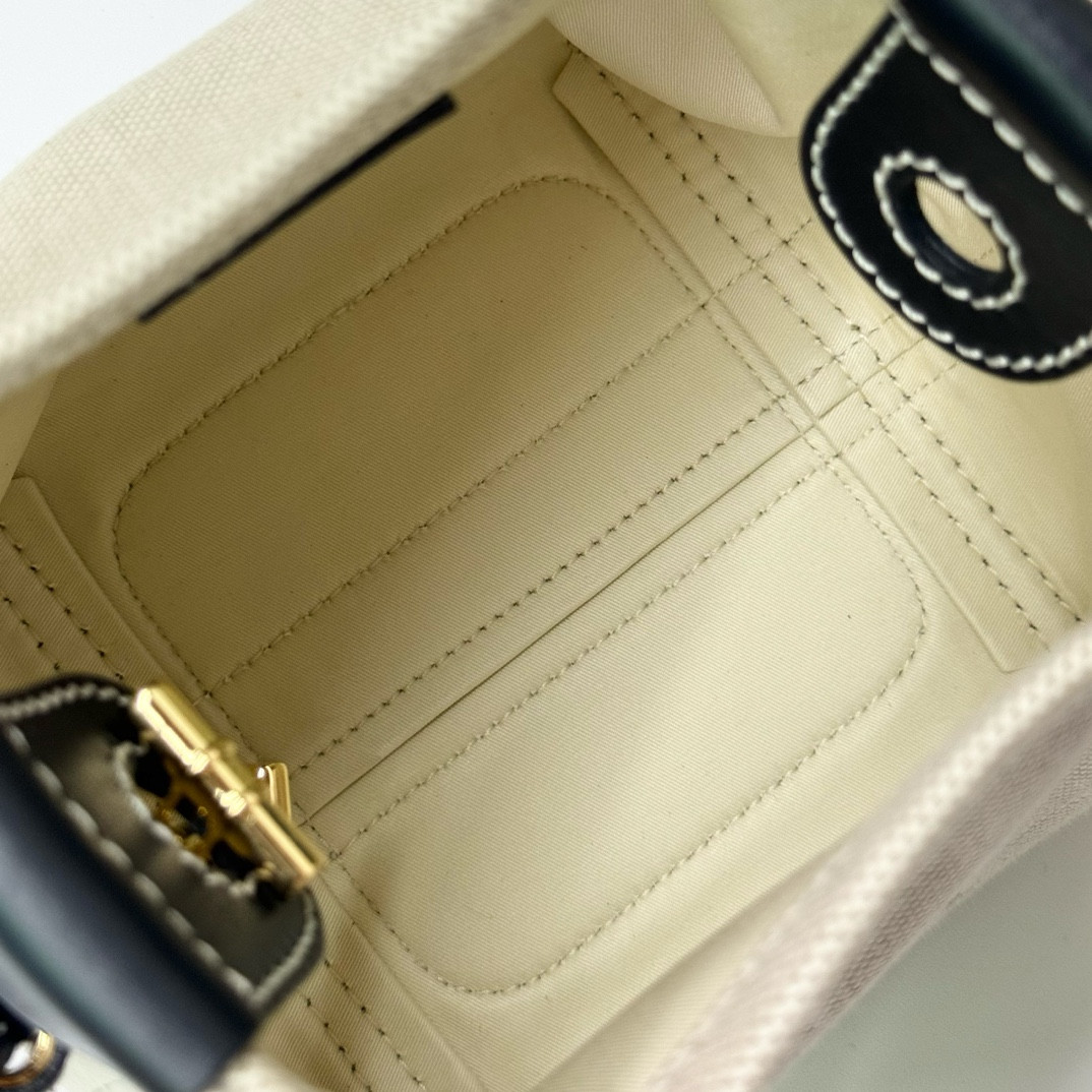 L0r0 P1ana Micro Bale Bag Cotton, Linen 23 x 16 x 14 cm