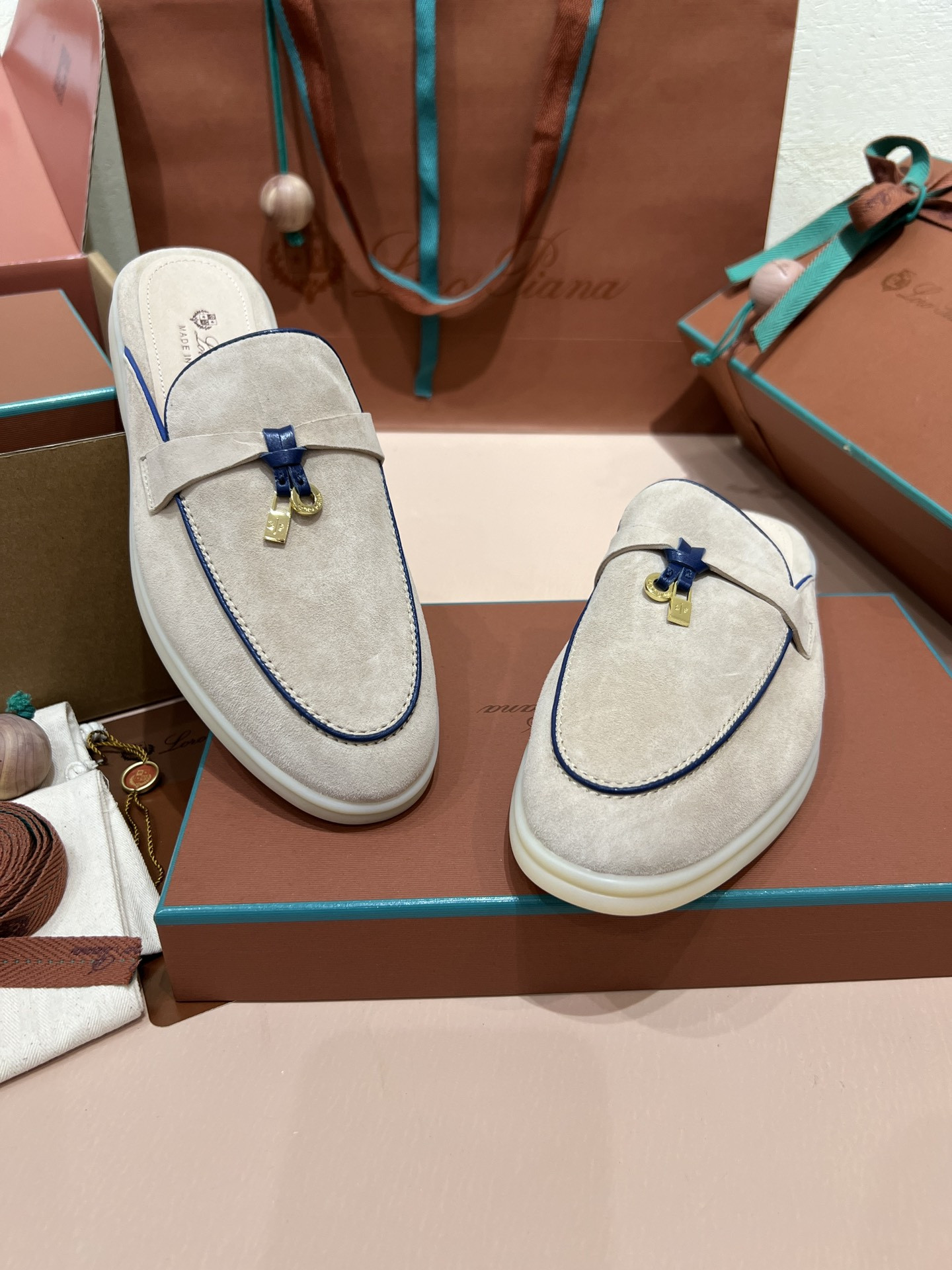 UA L0r0 P1ana Babouche Charms Walk Loafers