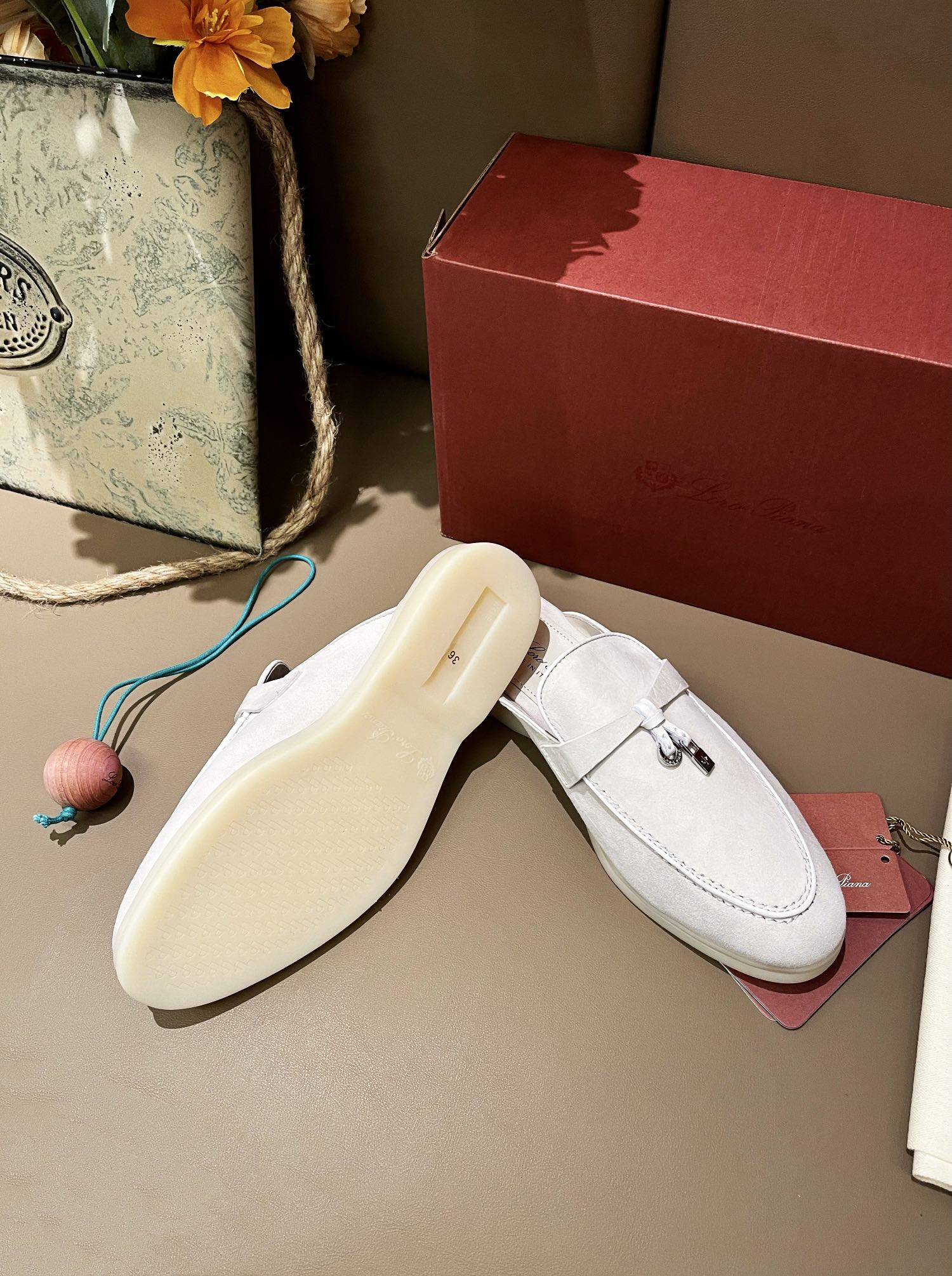 UA L0r0 P1ana Babouche Charms Walk Loafers