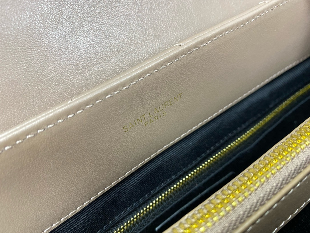 Y51 LOULOU QUILTED LEATHER 32x22x9cm