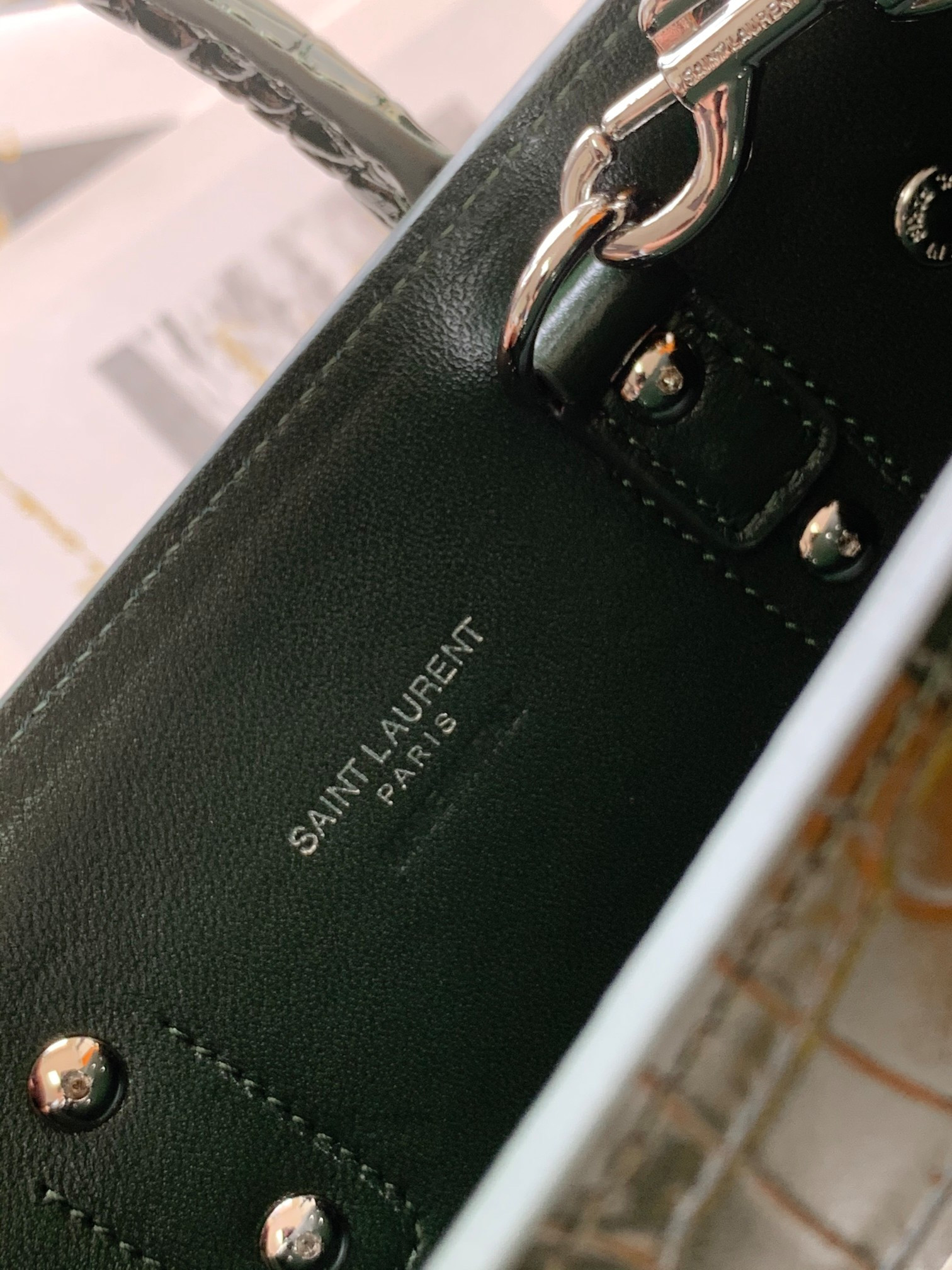 Y51 SAC DE JOUR IN CROCODILE EMBOSSED LEATHER - NANO 22x18x10.5cm