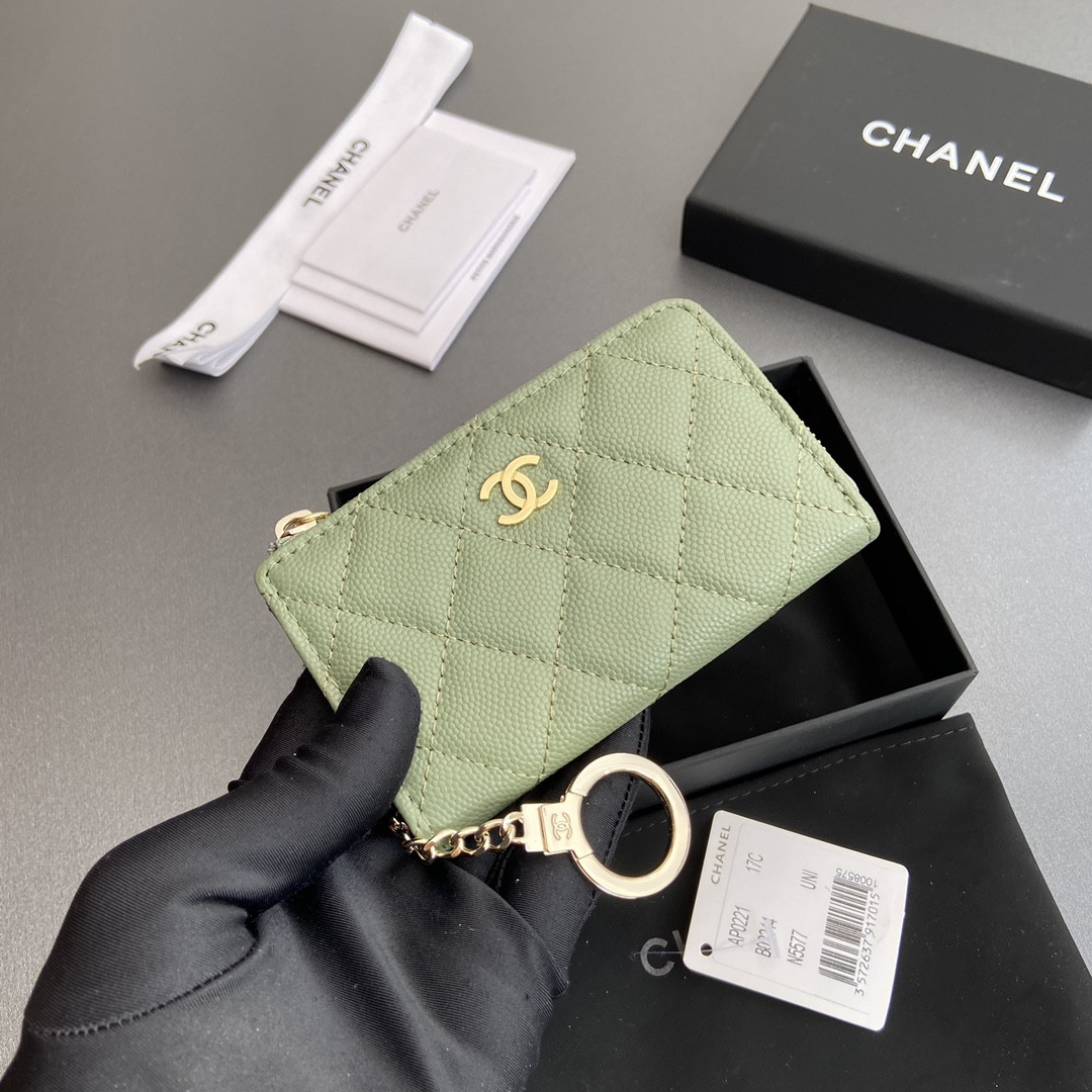 Ch**el Card holder 11.5×7.5×1.5cm