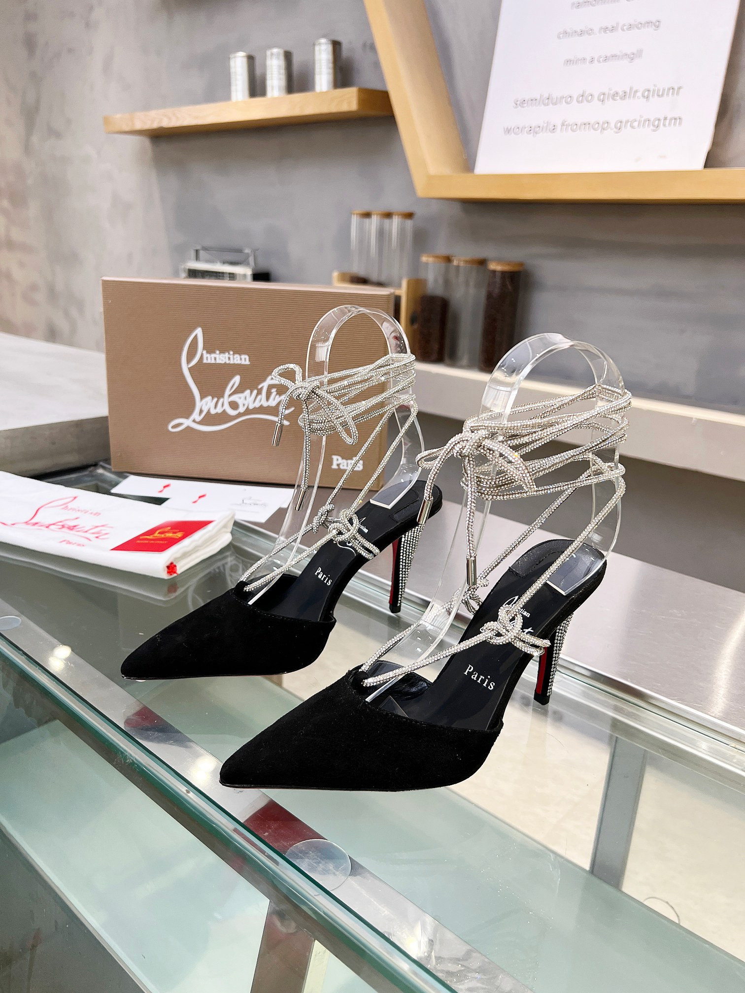 UA Chr1st1an Louboutin CL red-bottom shoes