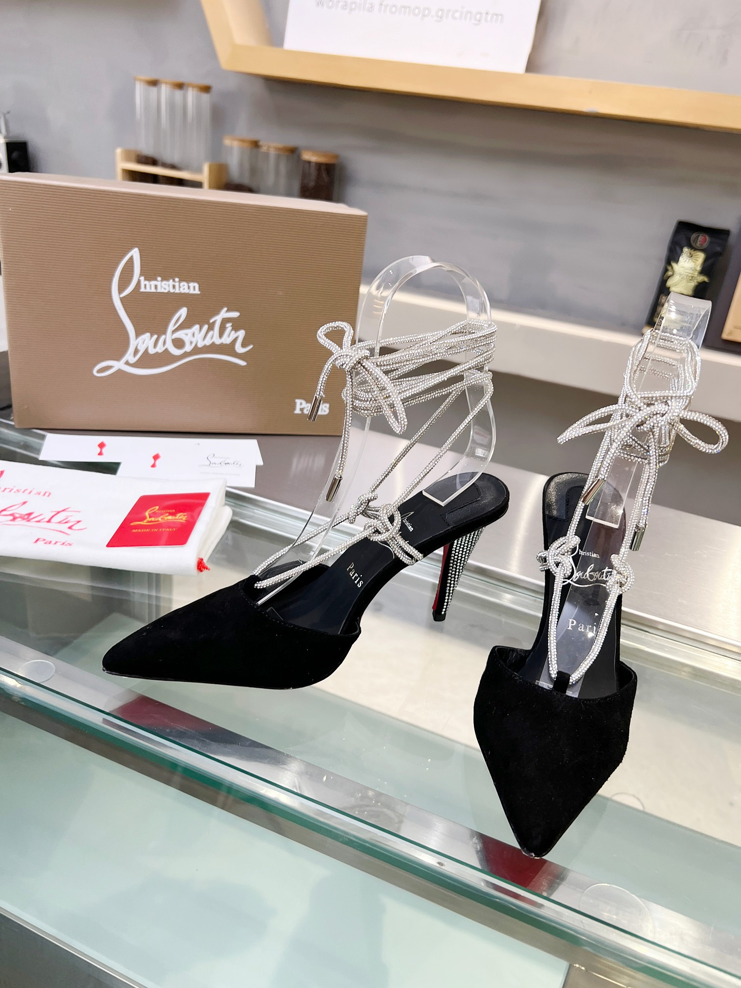 UA Chr1st1an Louboutin CL red-bottom shoes