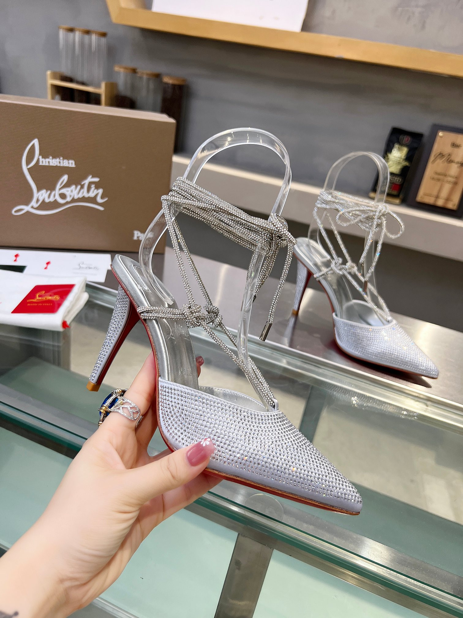 UA Chr1st1an Louboutin CL red-bottom shoes