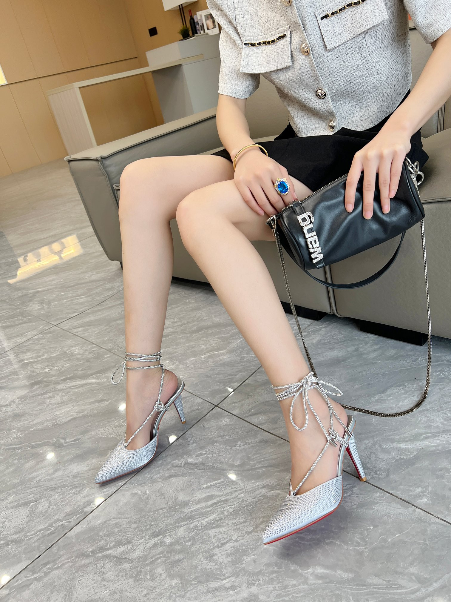 UA Chr1st1an Louboutin CL red-bottom shoes