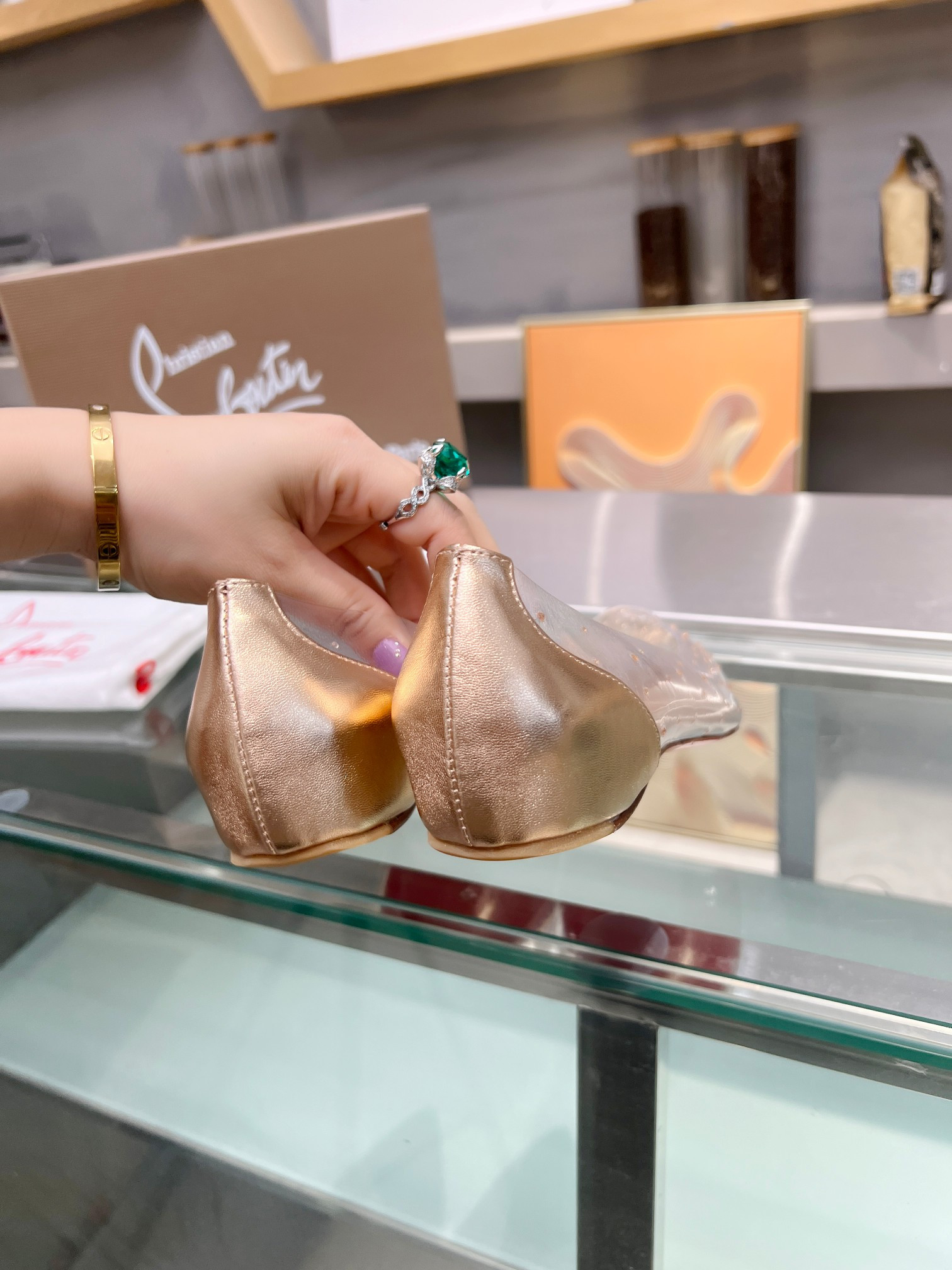 UA Chr1st1an Louboutin CL red-bottom shoes