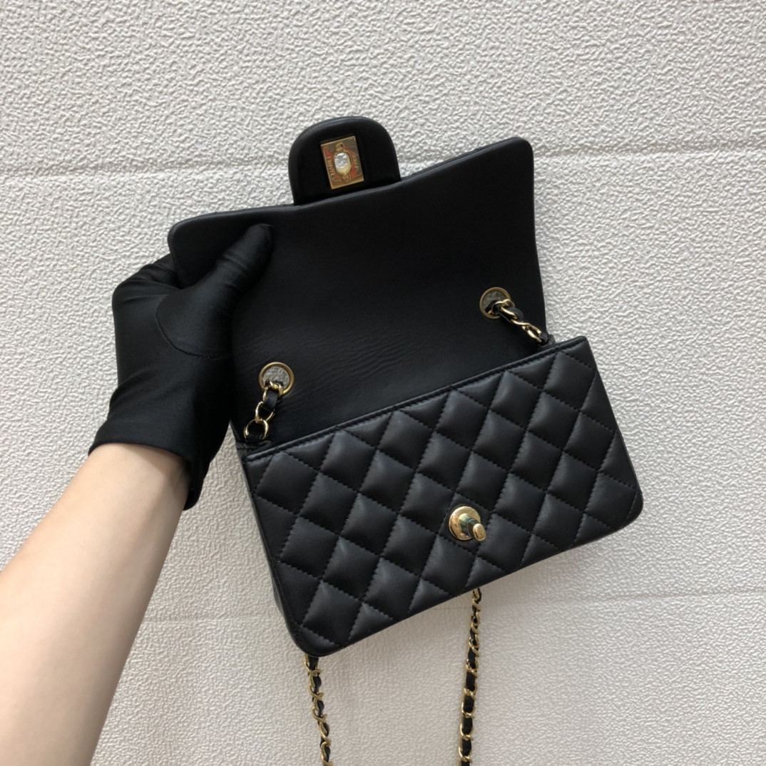 Ch**el MINI FLAP BAG 12 × 20 × 6 cm
