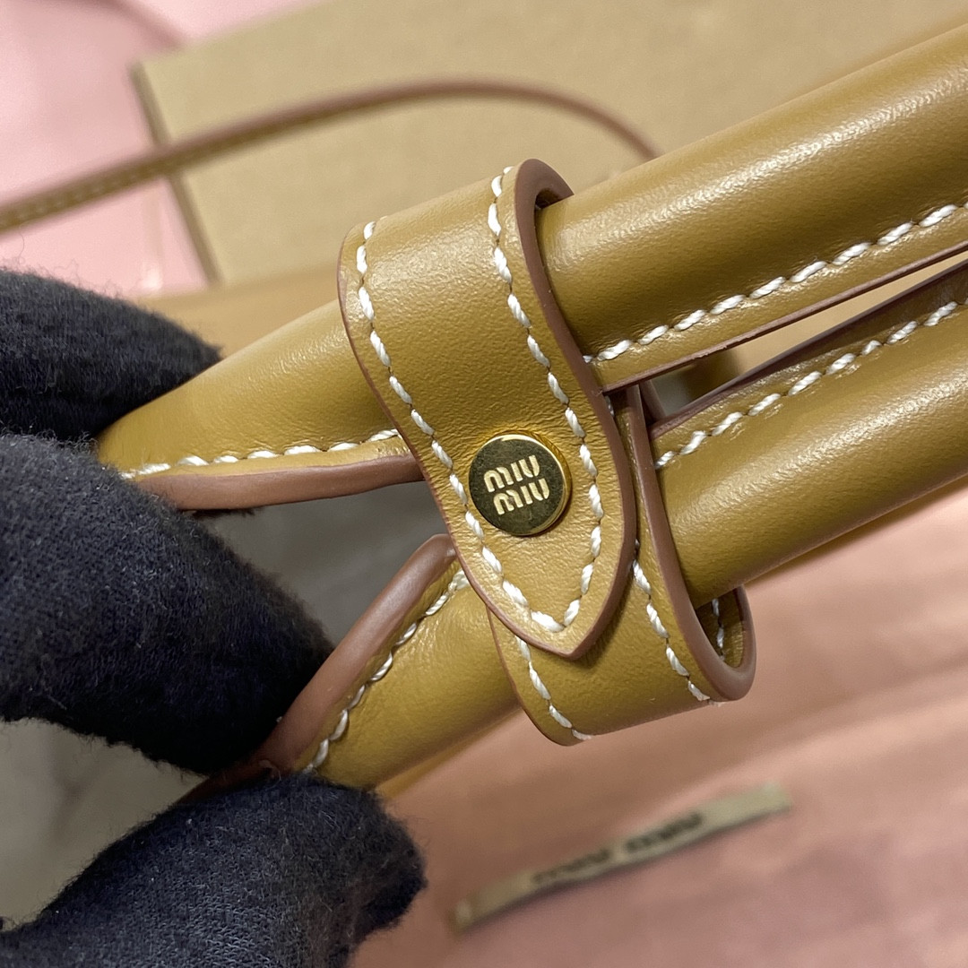 Miu Miu IVY leather bag 23.5x22x12cm