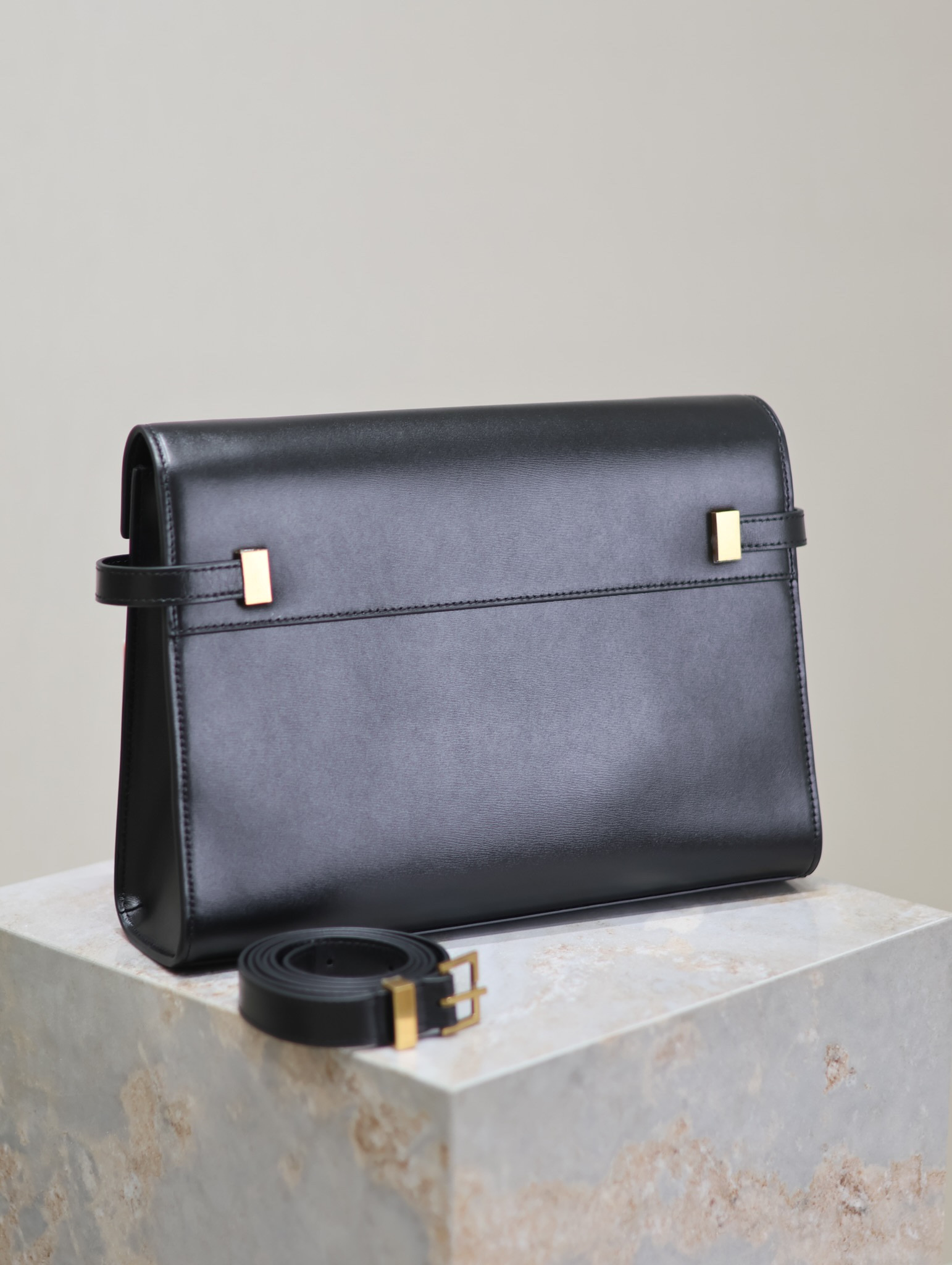 Y51 MEDIUM MANHATTAN in BOX Sa1nt Lau*nt 29x20x7.5cm