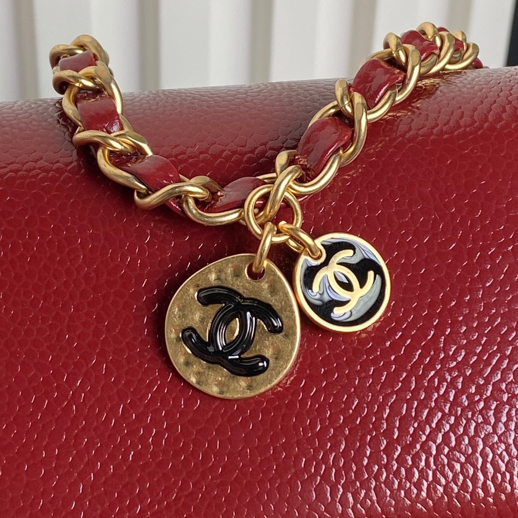 Ch**el MINI FLAP BAG 13×17.5×6cm